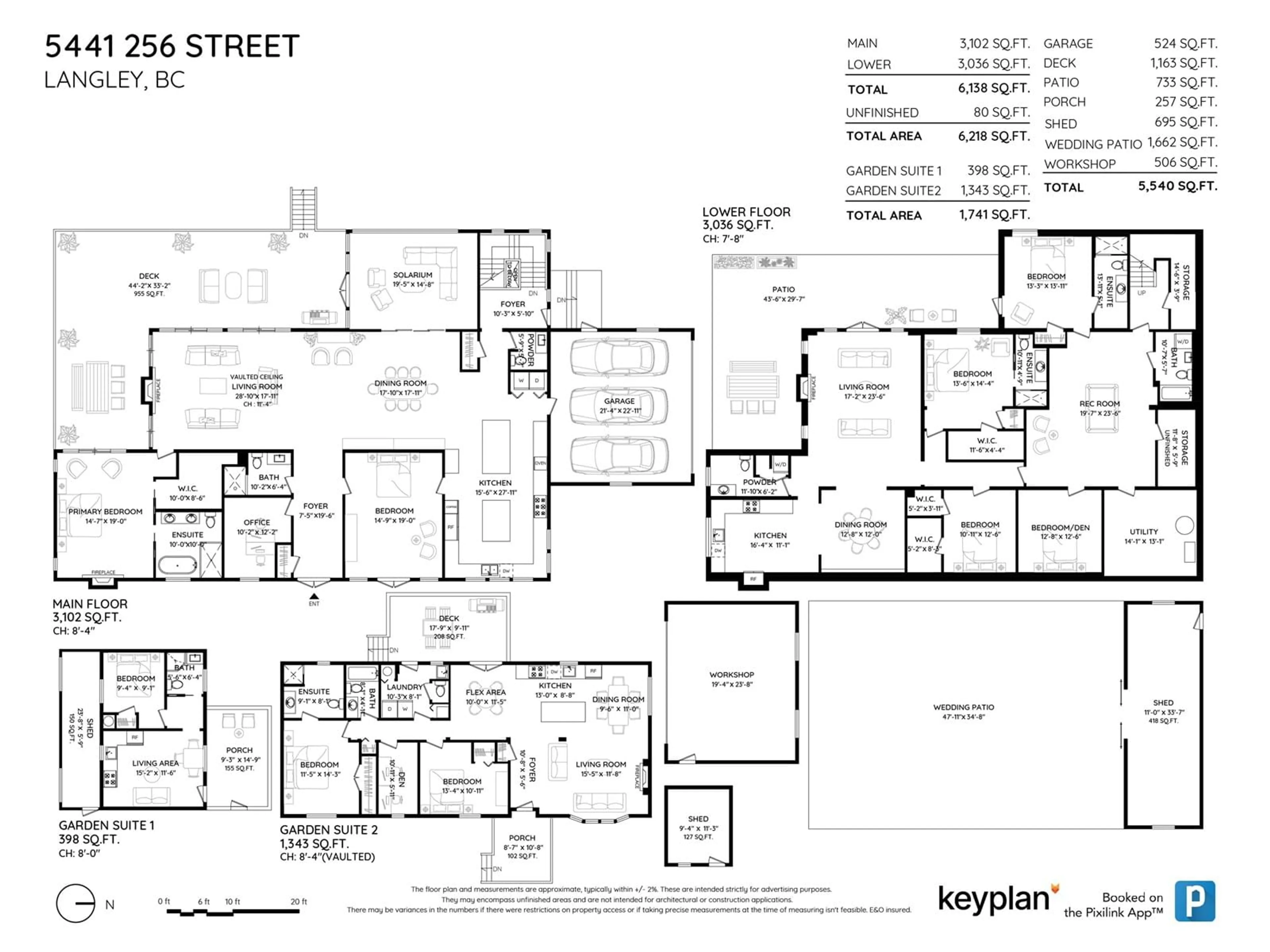 Floor plan for 5441 256, Langley British Columbia V4W1E7