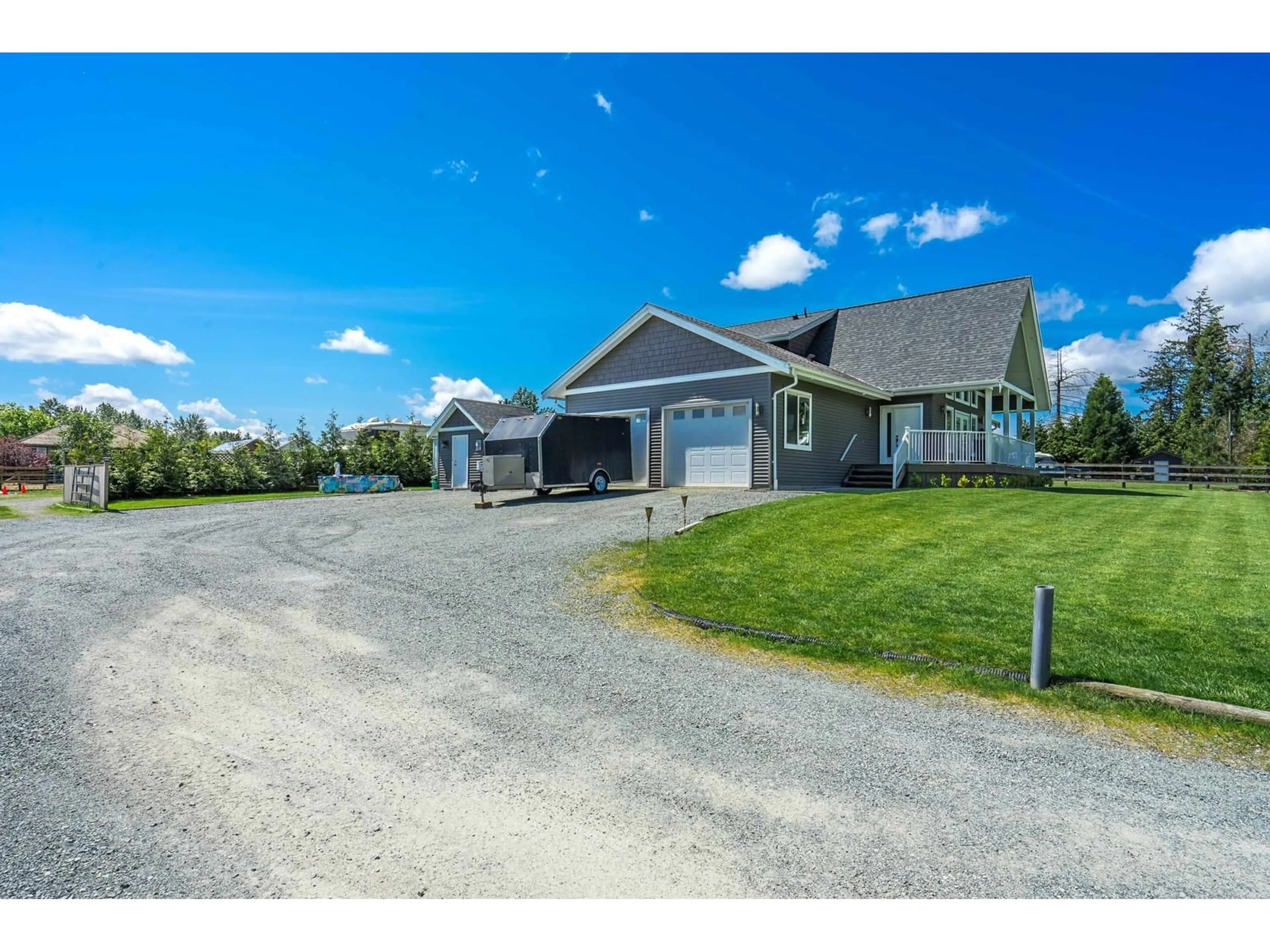 A pic from outside/outdoor area/front of a property/back of a property/a pic from drone, unknown for 23456 44, Langley British Columbia V2Z2V2