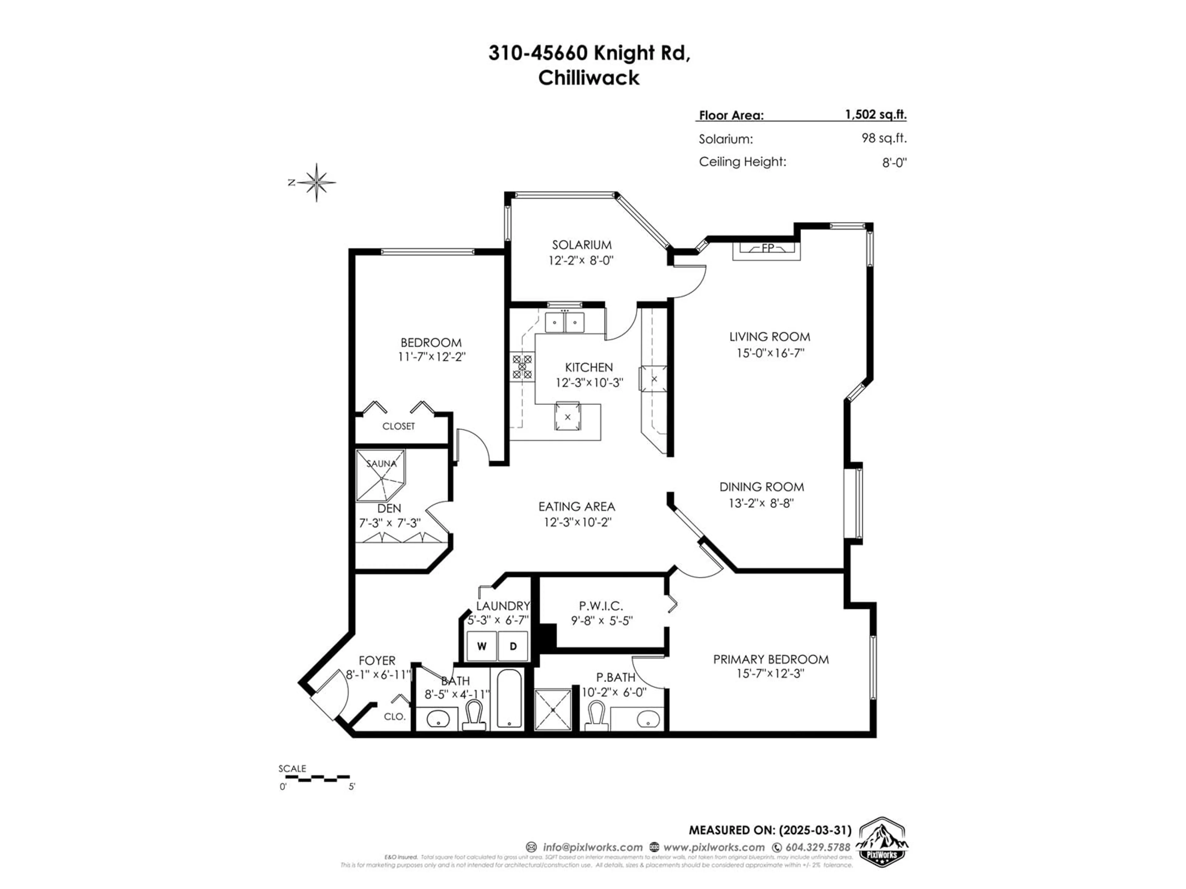 Floor plan for 310 - 45660 KNIGHT ROAD, Chilliwack British Columbia V2R2X4