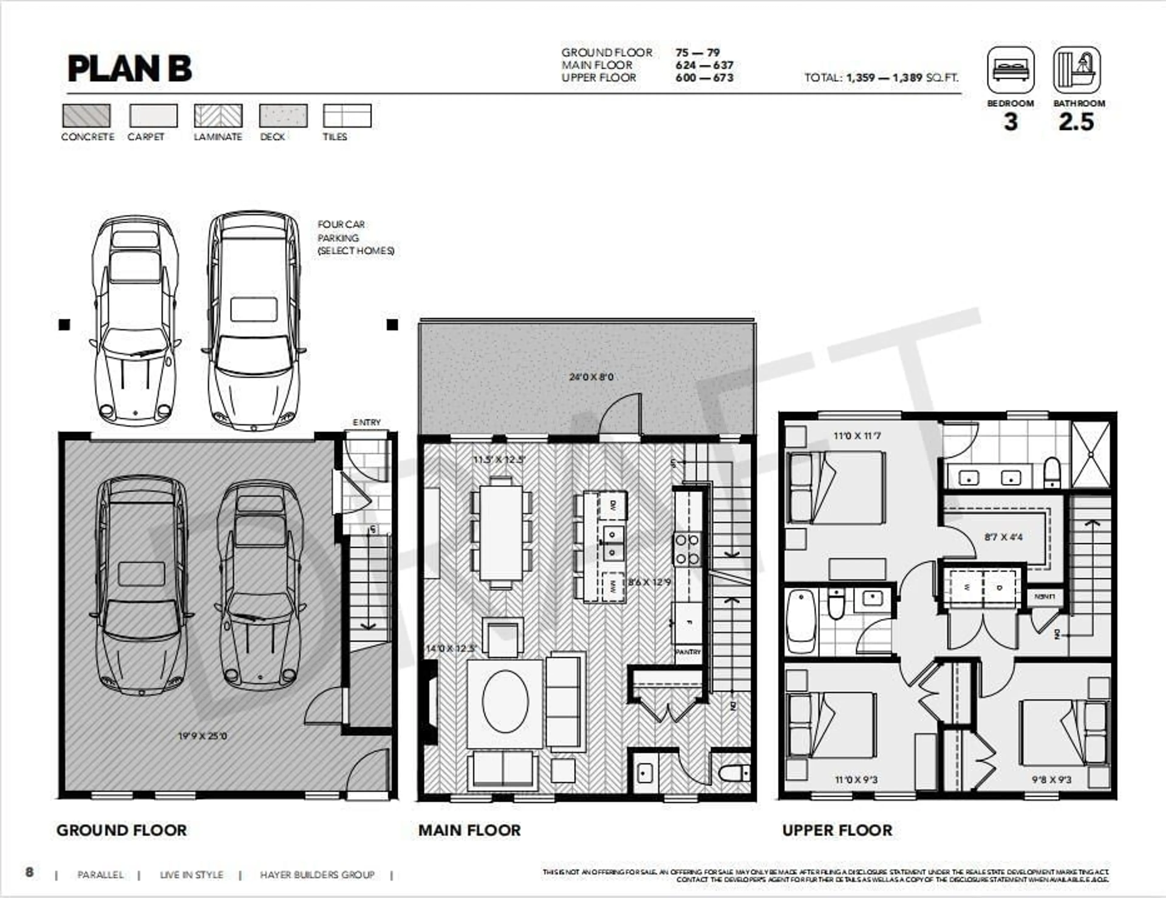 Floor plan for 7 - 20246 81, Langley British Columbia V2Y3T3