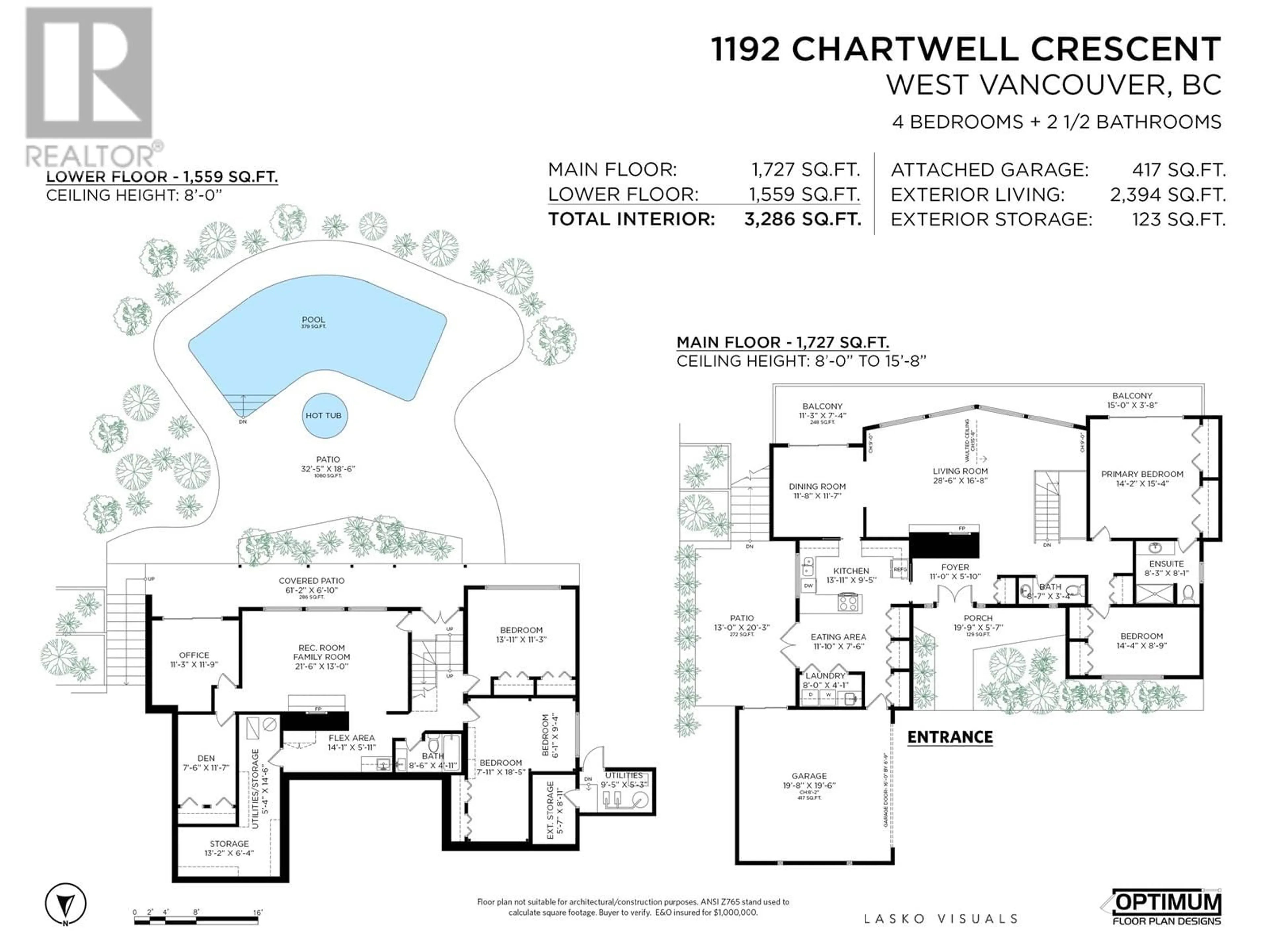 Floor plan for 1192 CHARTWELL CRESCENT, West Vancouver British Columbia V7S2P8