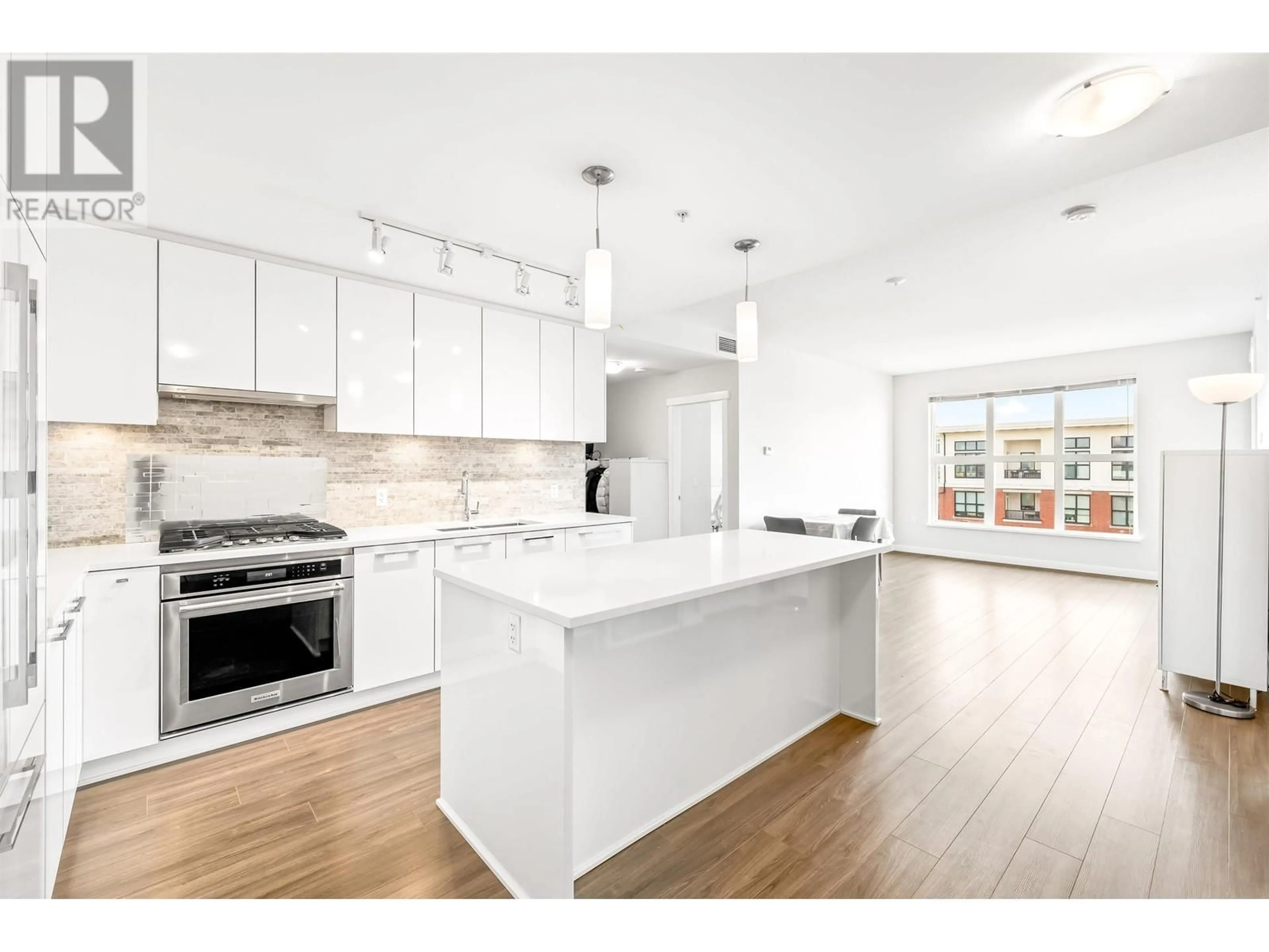 Open concept kitchen, ceramic/tile floor for 413 - 9500 TOMICKI AVENUE, Richmond British Columbia V6R0R9