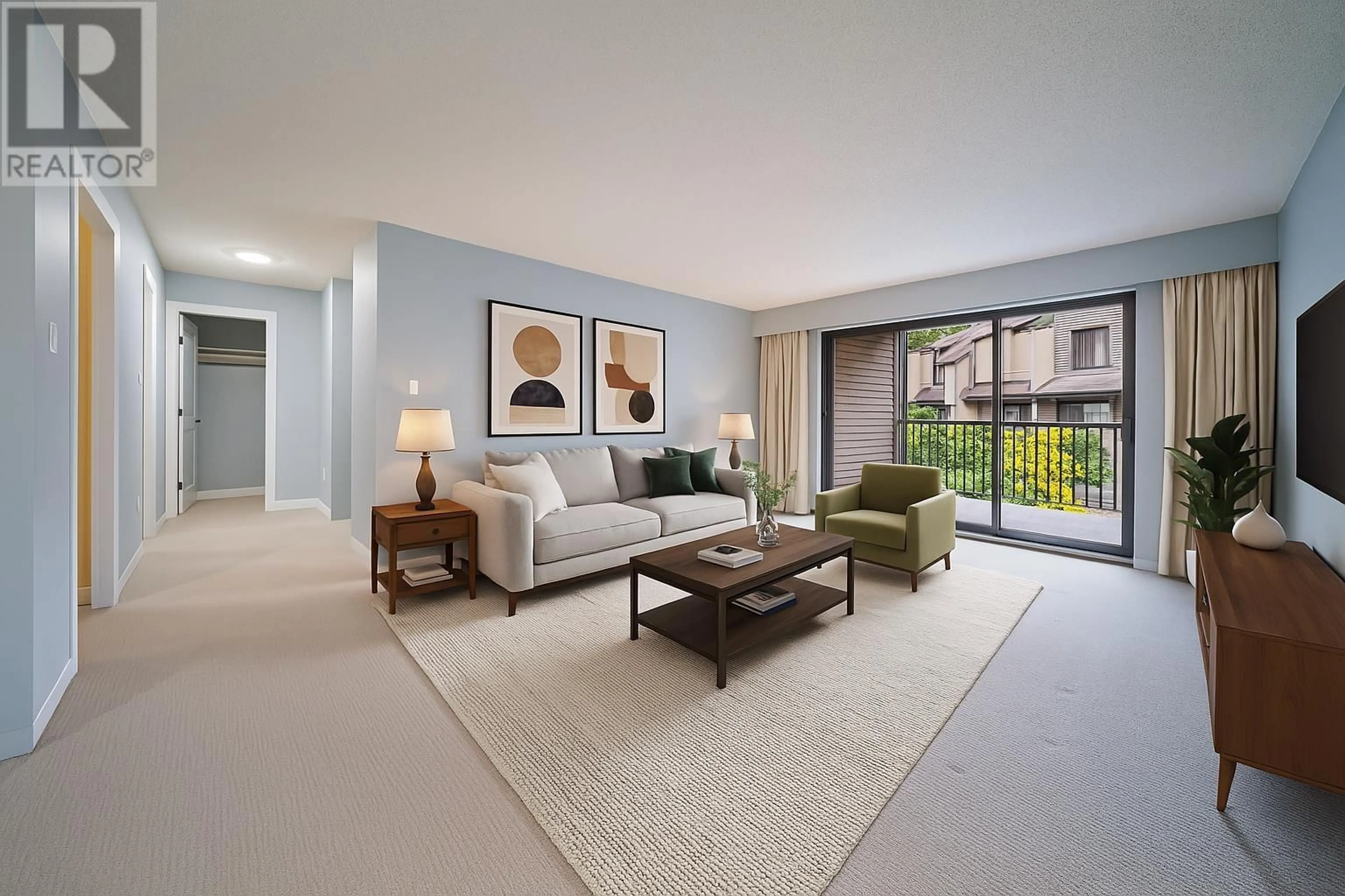 Living room with furniture, unknown for 320 - 1385 DRAYCOTT ROAD, North Vancouver British Columbia V7J3K9