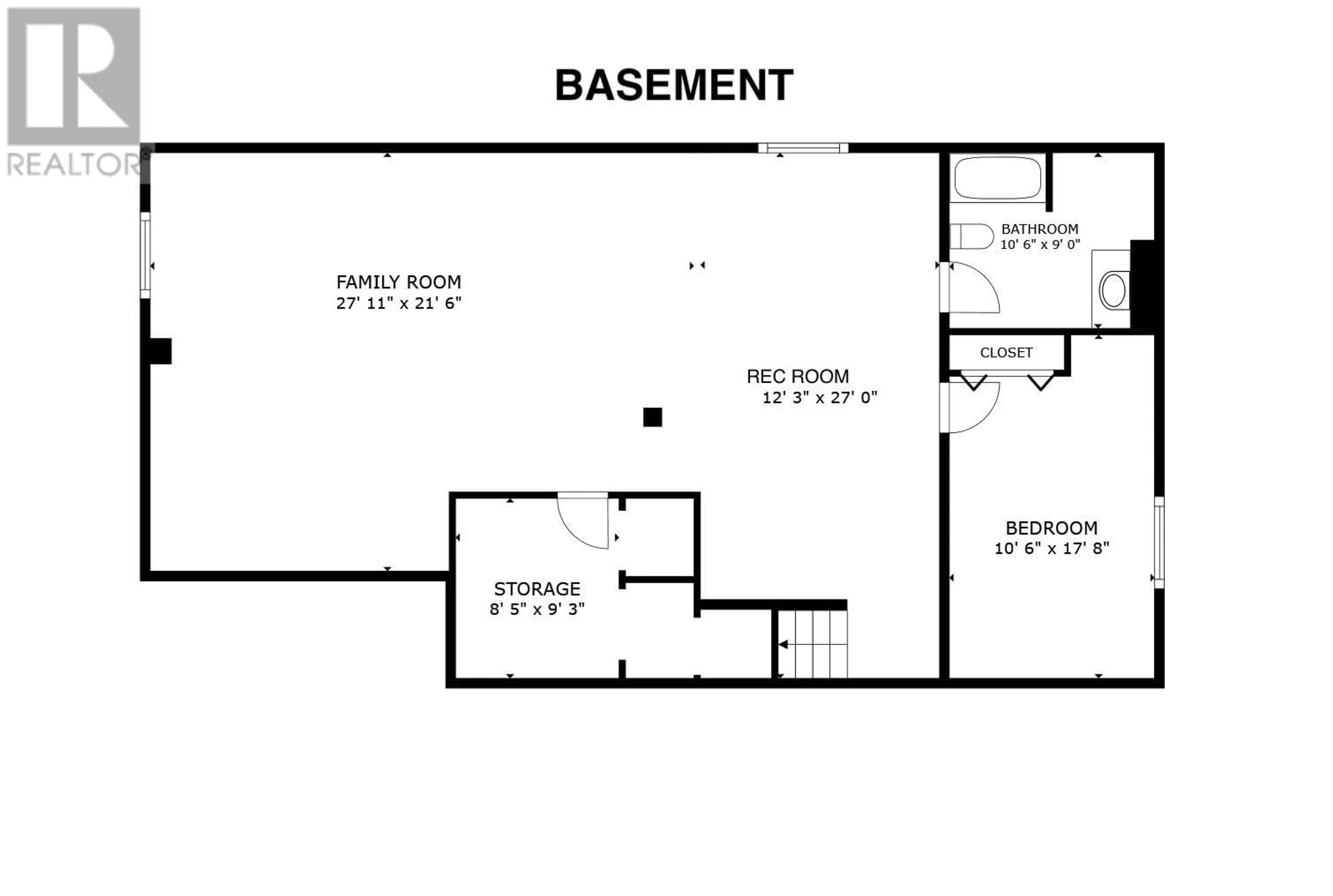 Floor plan for 11712 88A STREET, Fort St. John British Columbia V1J0H8