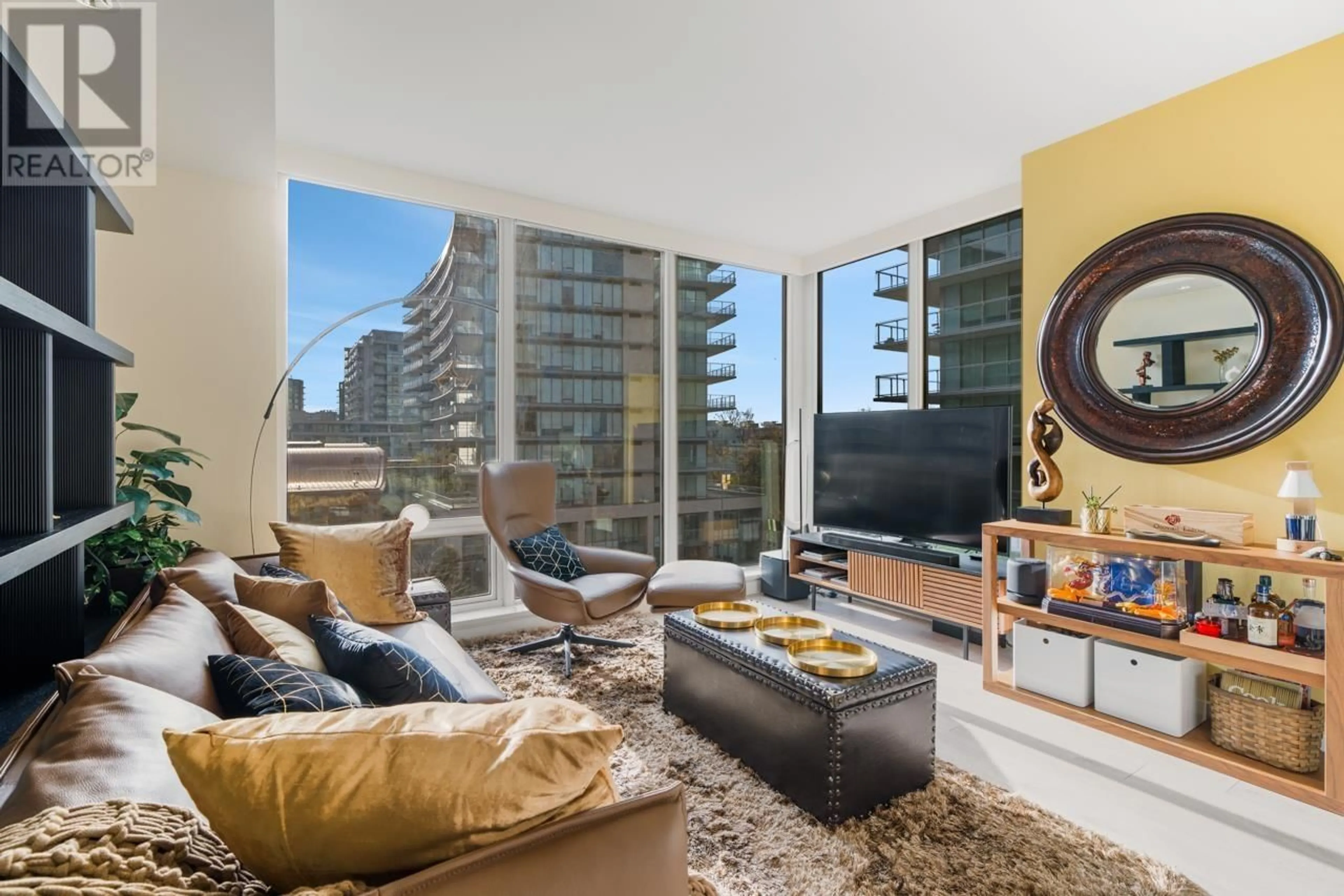 Living room with furniture, unknown for 407 - 6633 PEARSON WAY, Richmond British Columbia V7C0C4