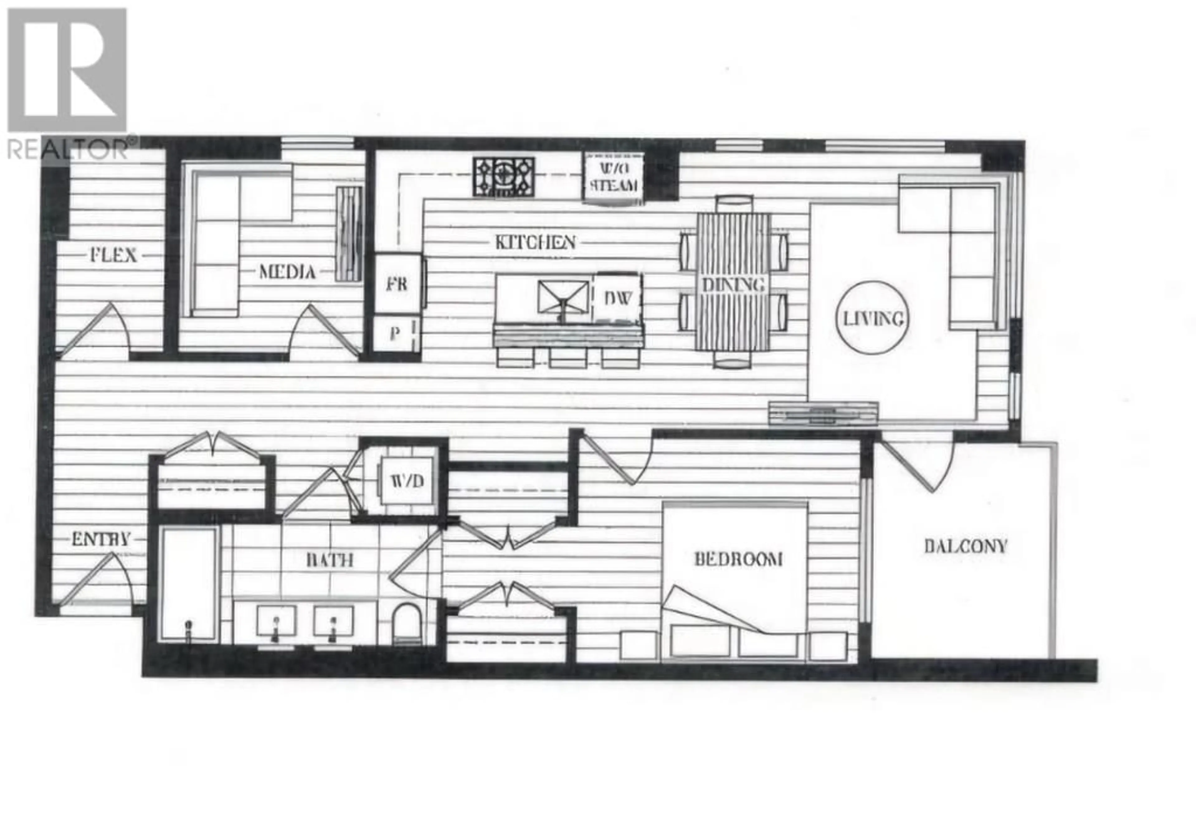 Floor plan for 301 - 7428 ALBERTA STREET, Vancouver British Columbia V5Y2Z8
