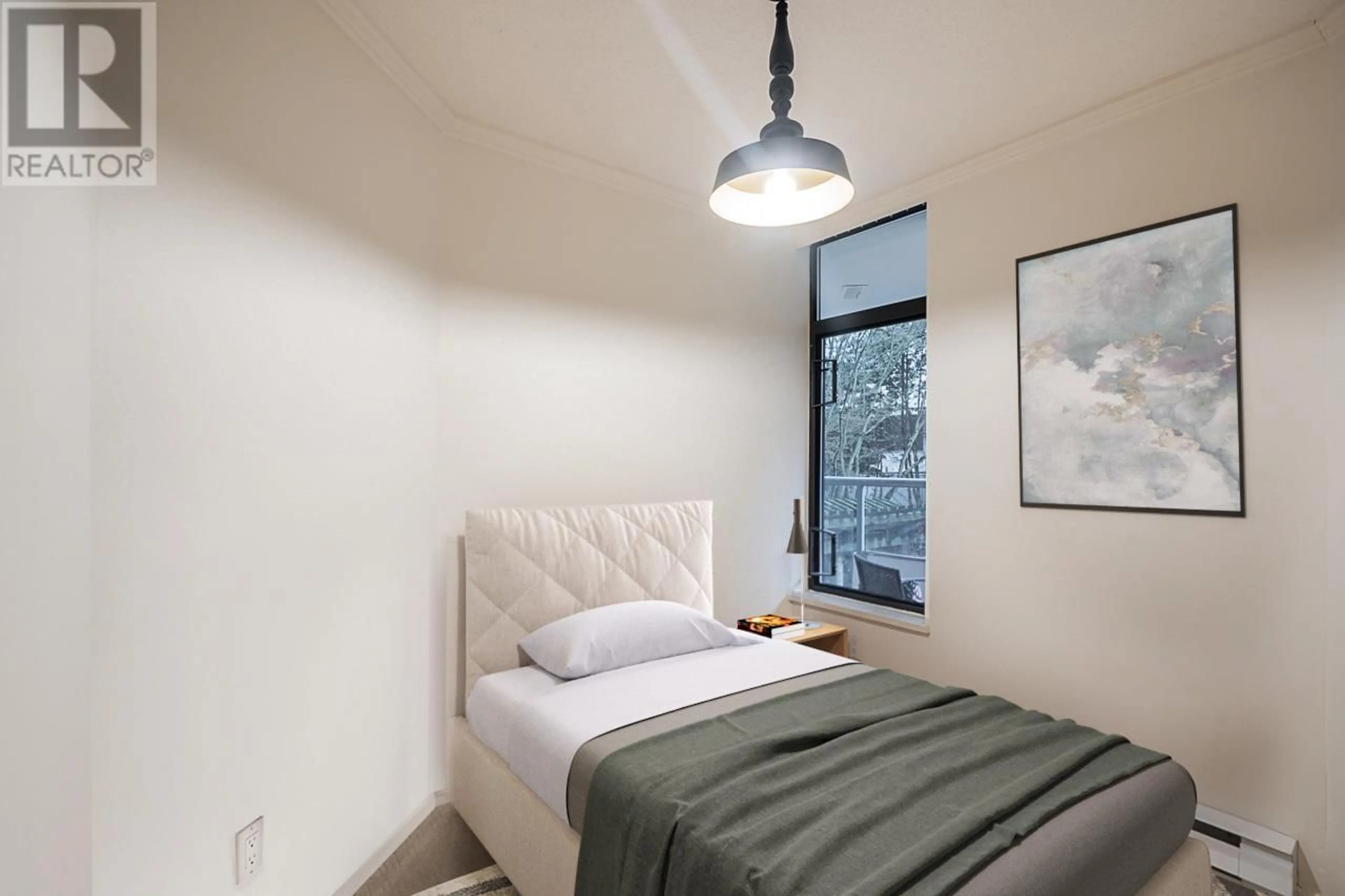 Bedroom with bed, unknown for 205 - 4505 HAZEL STREET, Burnaby British Columbia V5H4T1