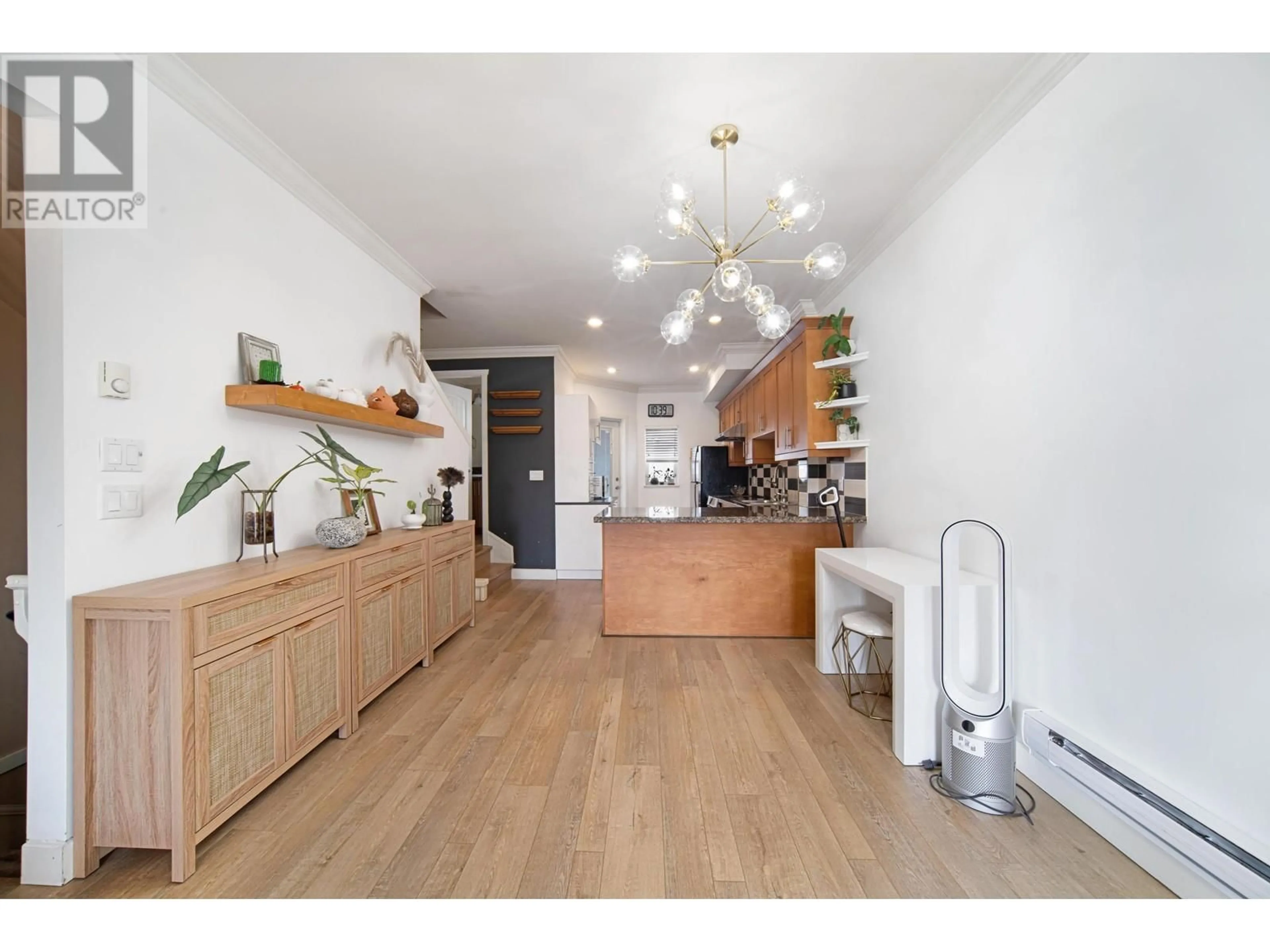 Open concept kitchen, wood/laminate floor for 37 - 22788 WESTMINSTER HIGHWAY, Richmond British Columbia V6V0B1