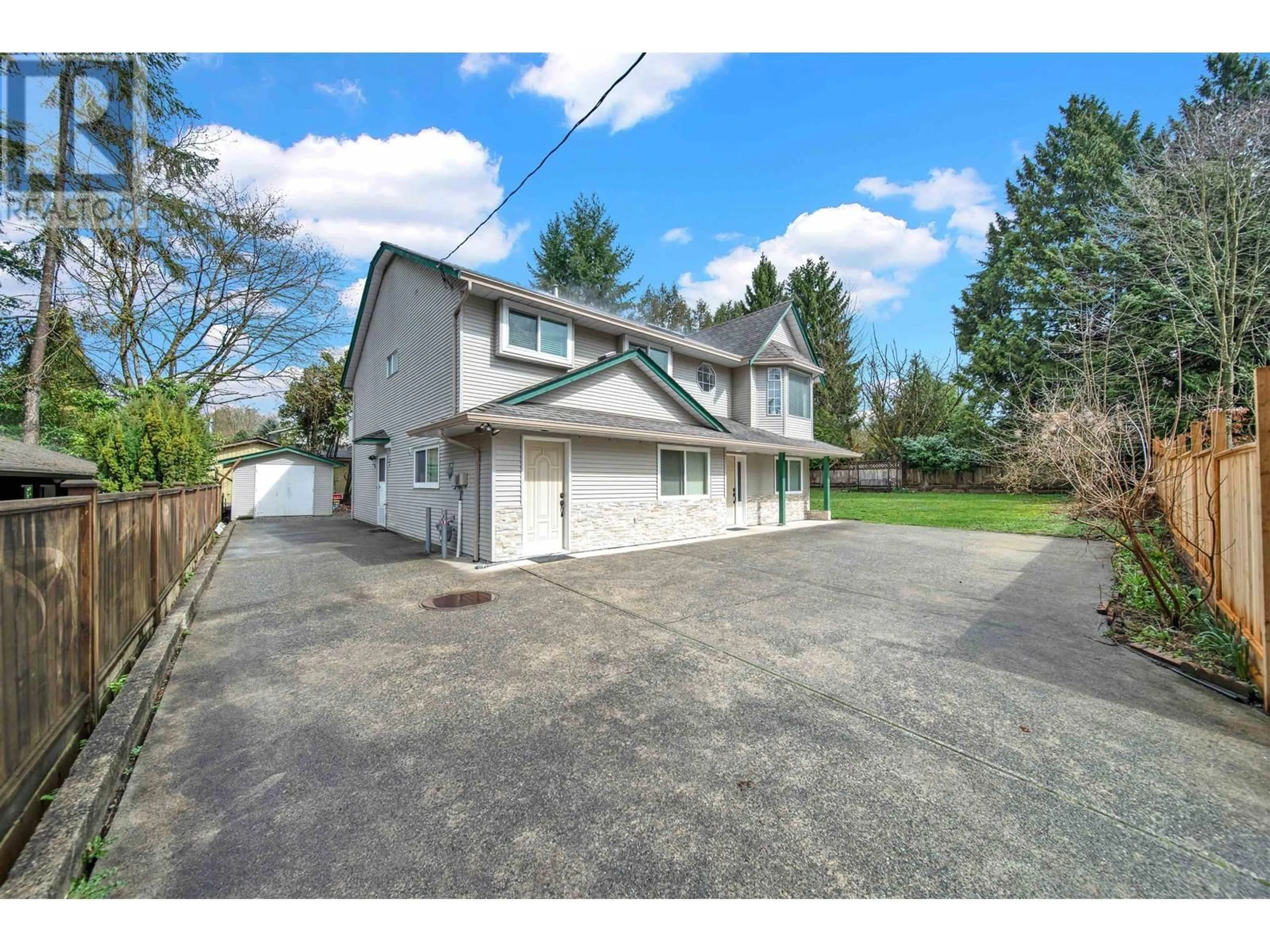 A pic from outside/outdoor area/front of a property/back of a property/a pic from drone, street for 21209 DEWDNEY TRUNK ROAD, Maple Ridge British Columbia V4N4V5