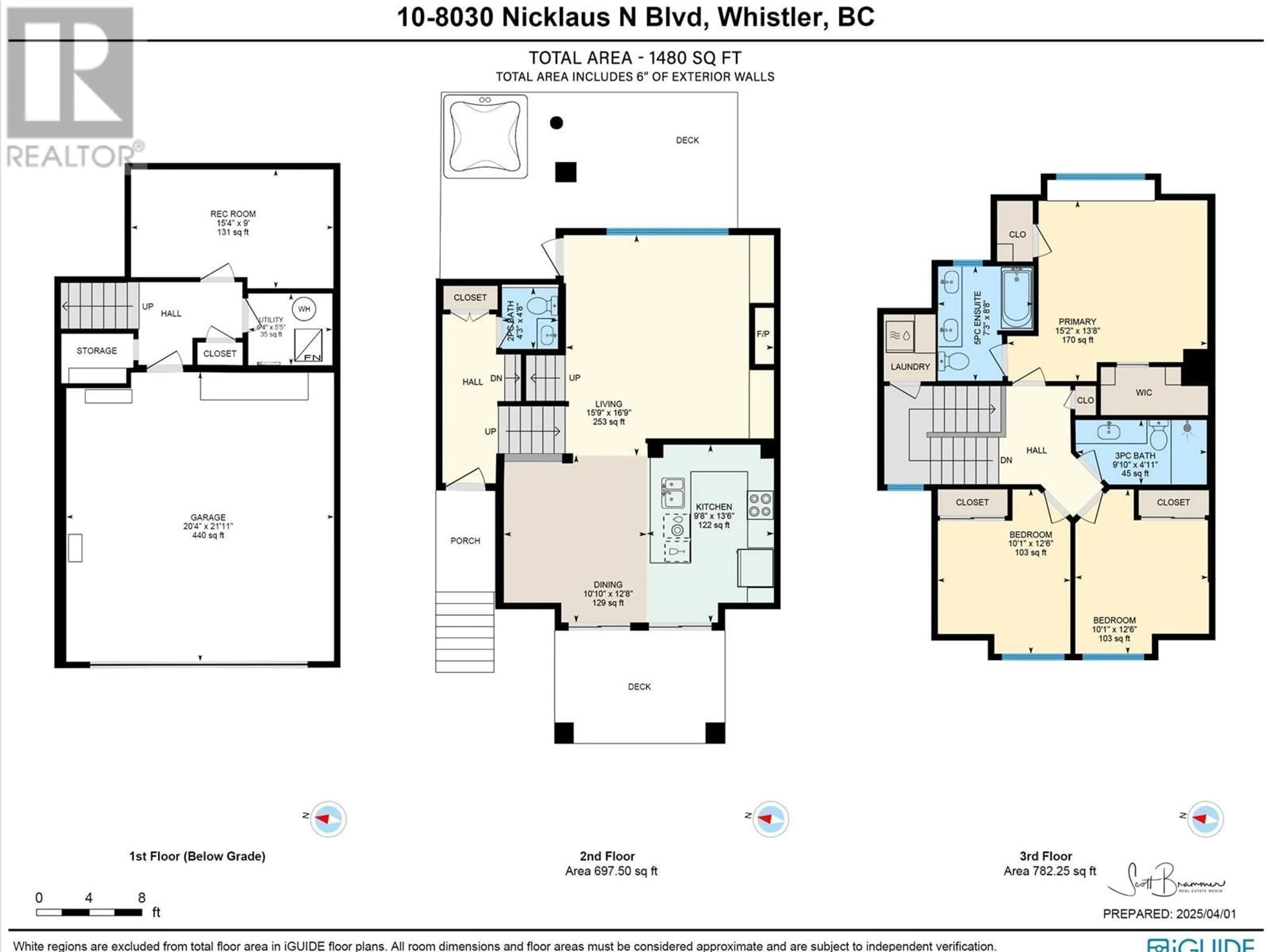 Floor plan for 10 - 8030 NICKLAUS NORTH BOULEVARD, Whistler British Columbia V8E1J7