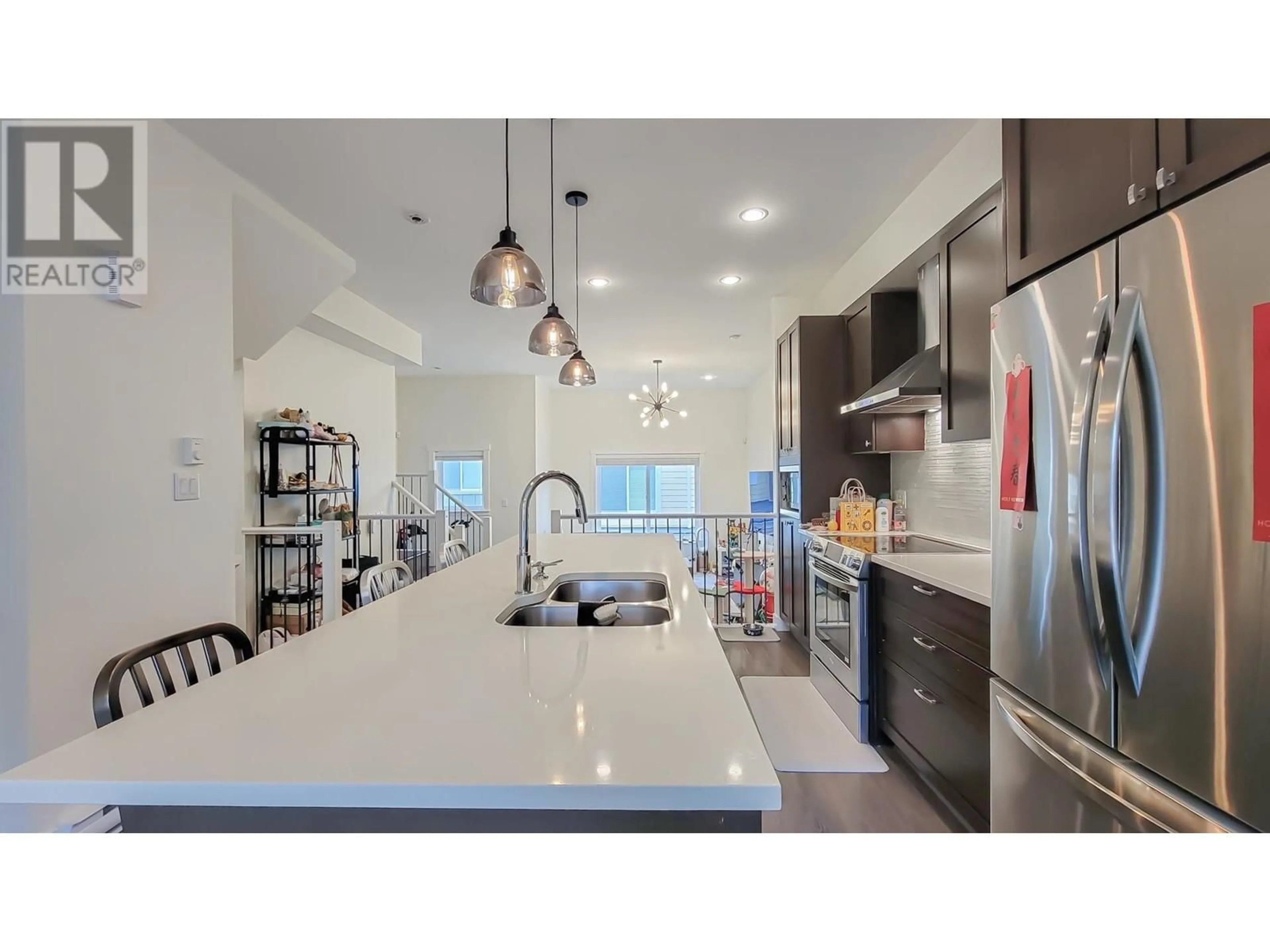 Contemporary kitchen, ceramic/tile floor for 102 - 8080 BLUNDELL ROAD, Richmond British Columbia V6Y1J8