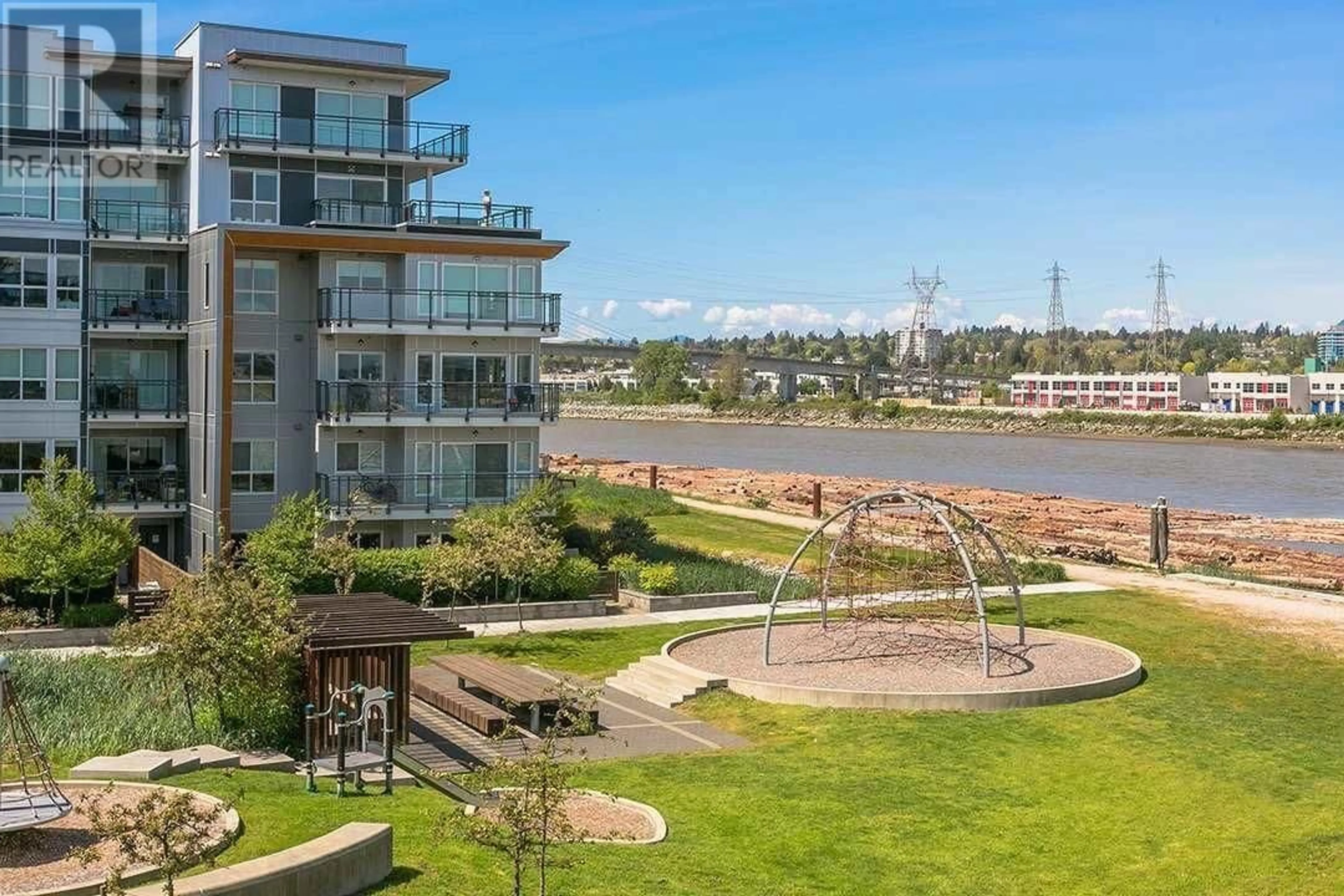 Patio, water/lake/river/ocean view for 108 - 10177 RIVER DRIVE, Richmond British Columbia V6X0S2