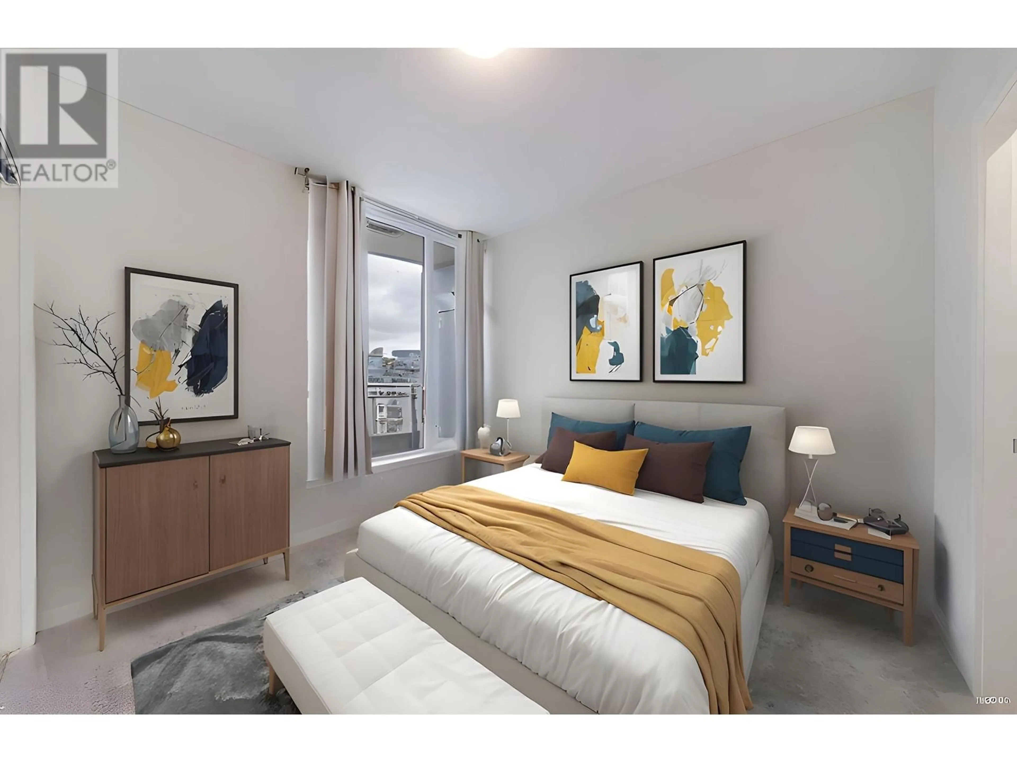 Bedroom with bed, unknown for 805 - 1708 ONTARIO STREET, Vancouver British Columbia V5T0J7