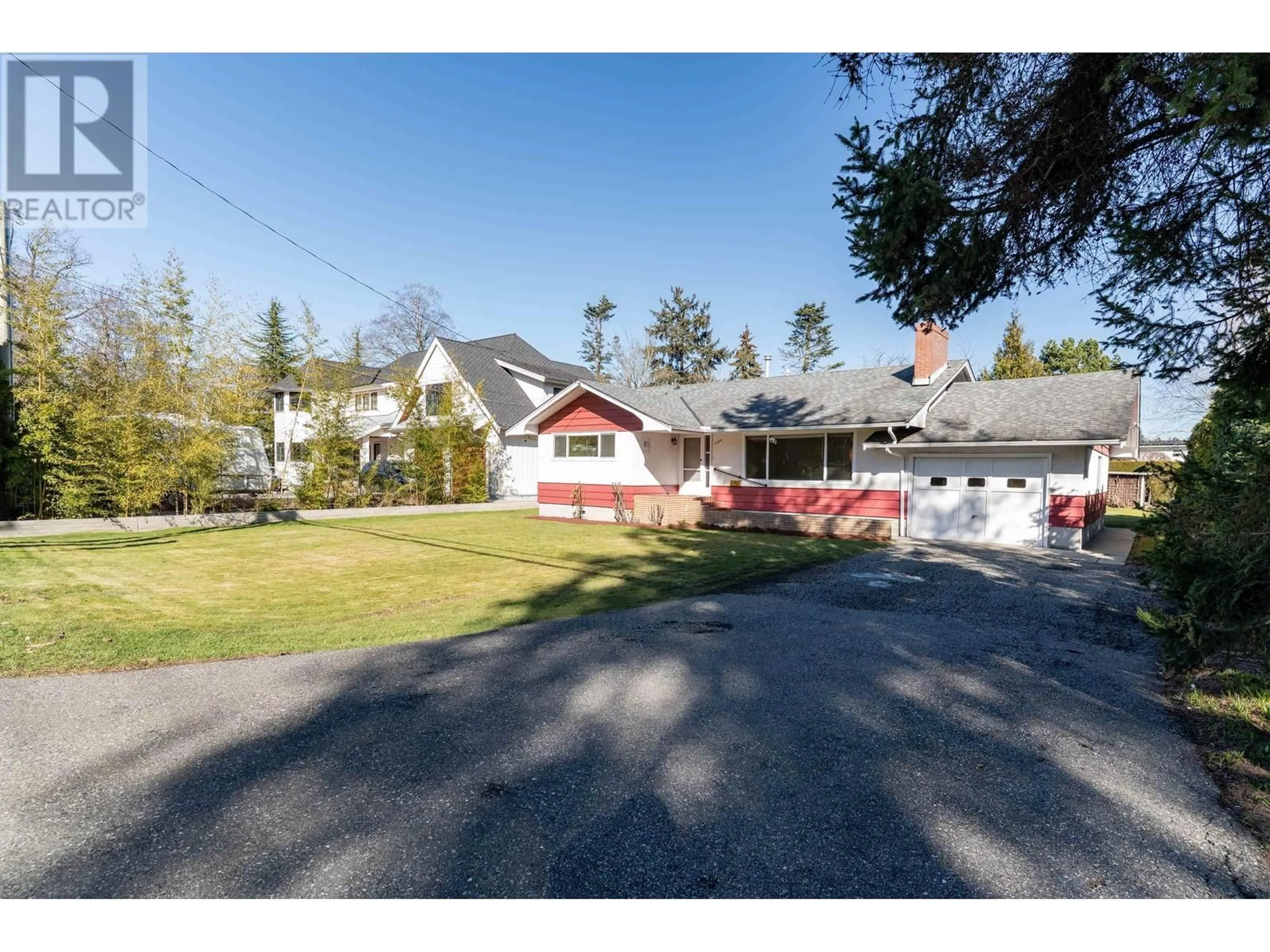 A pic from outside/outdoor area/front of a property/back of a property/a pic from drone, street for 4488 ARTHUR DRIVE, Delta British Columbia V4K2X2