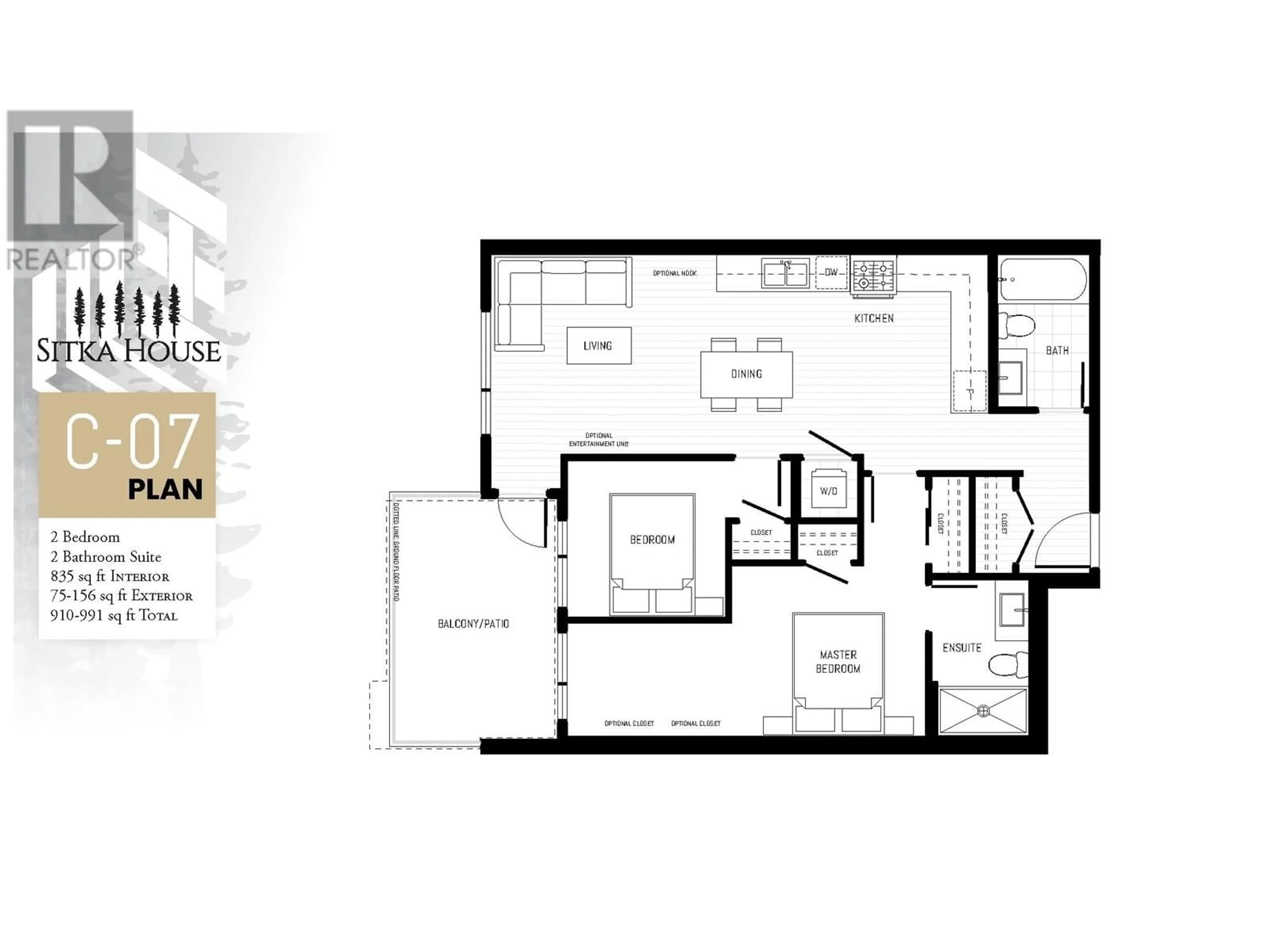 Floor plan for 212 - 154 JAMES ROAD, Port Moody British Columbia V0V0V0