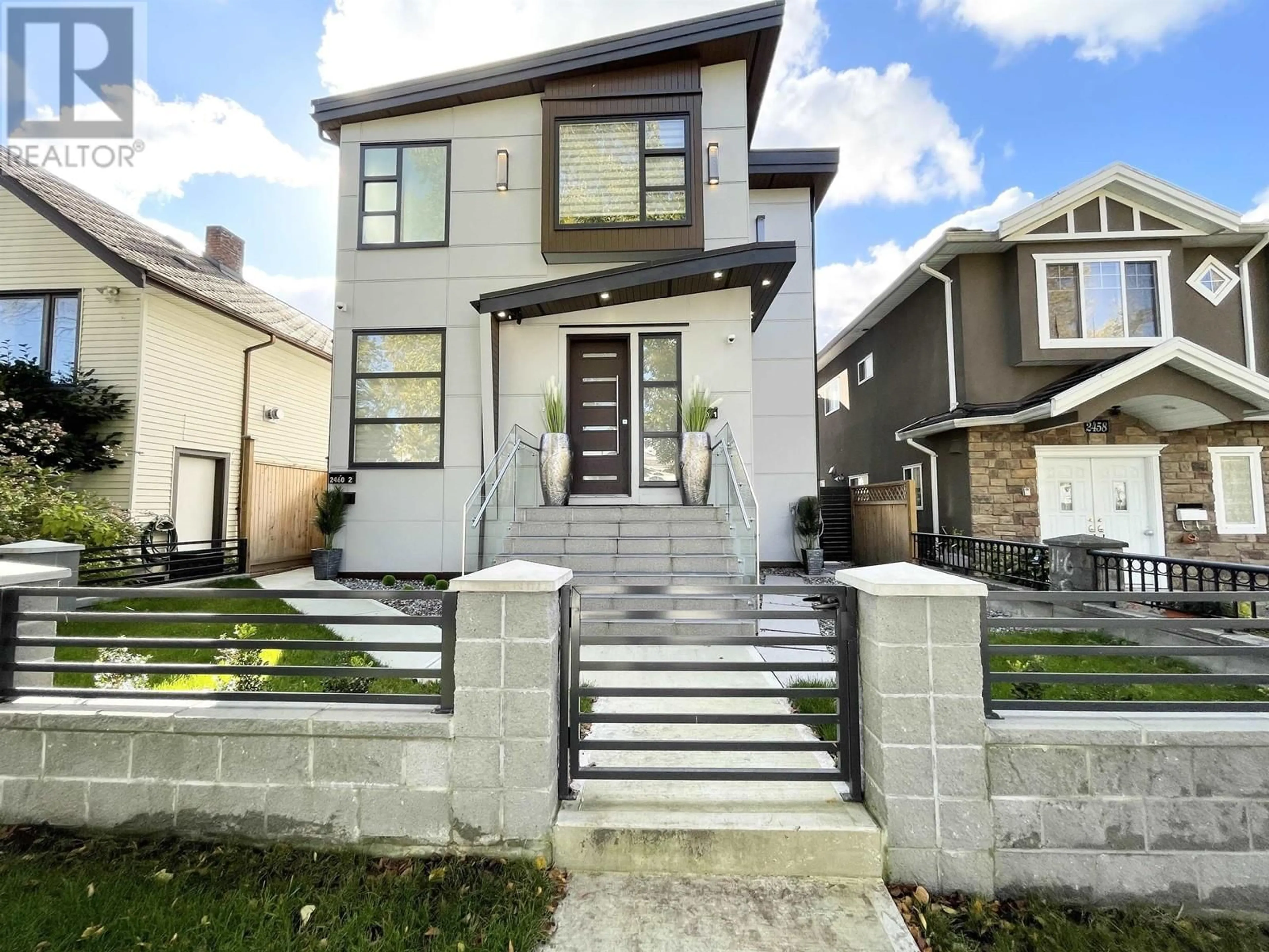 Home with brick exterior material, street for 2460 19TH AVENUE, Vancouver British Columbia V5M2R9