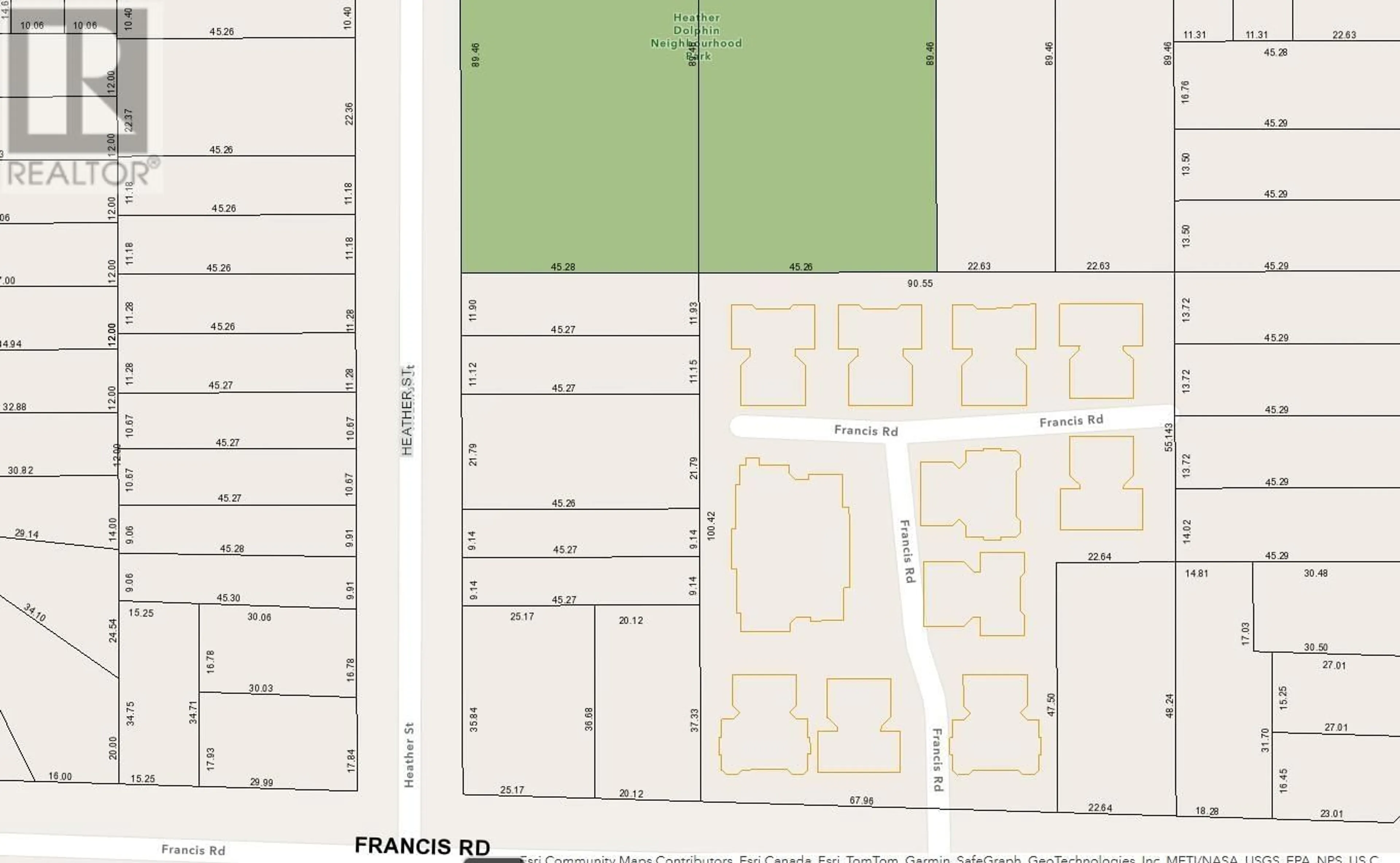 Picture of a map for 8940 HEATHER STREET, Richmond British Columbia V6Y2R8
