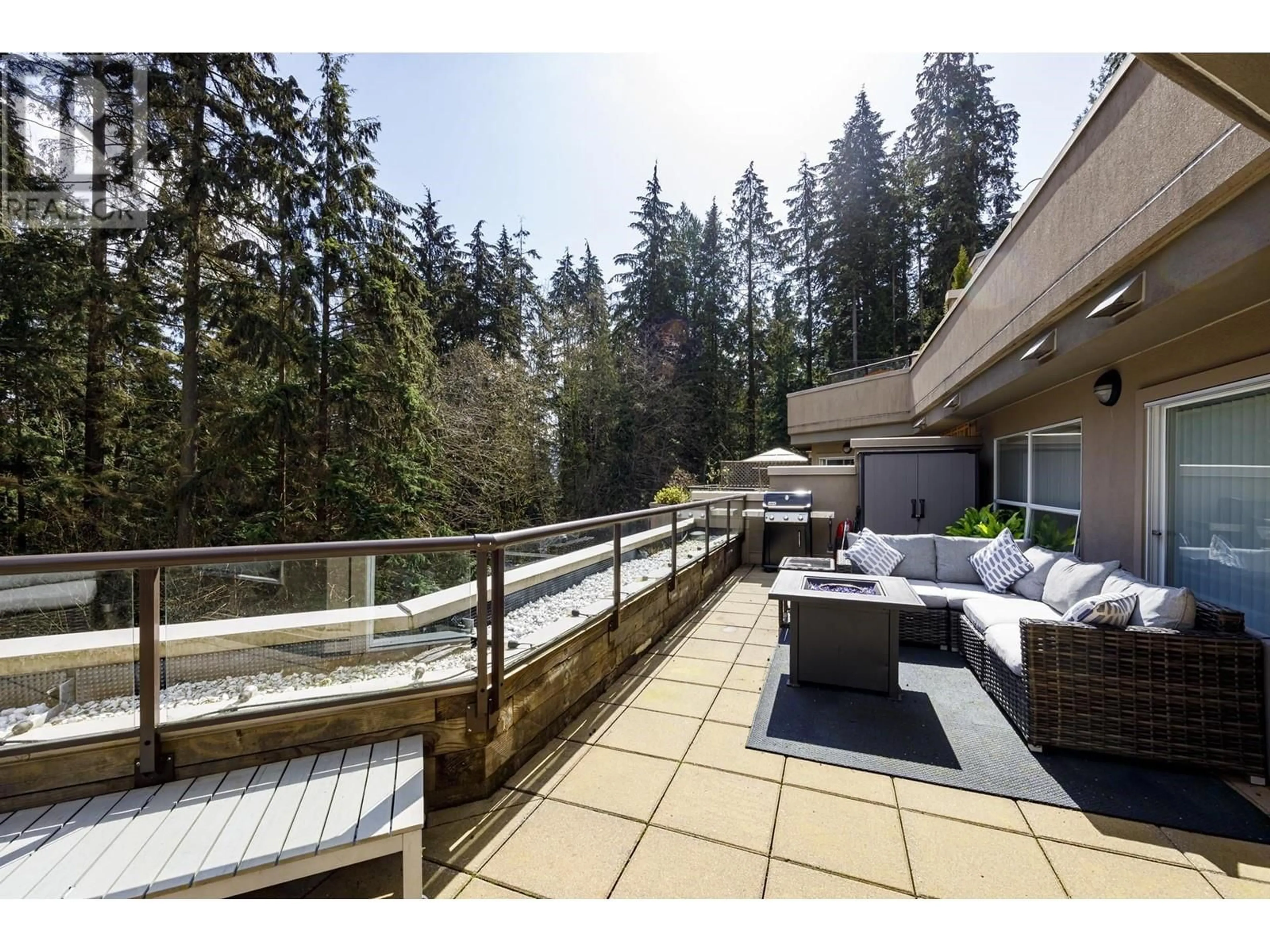 Patio, forest/trees view for 303 - 1500 OSTLER COURT, North Vancouver British Columbia V7G2S2
