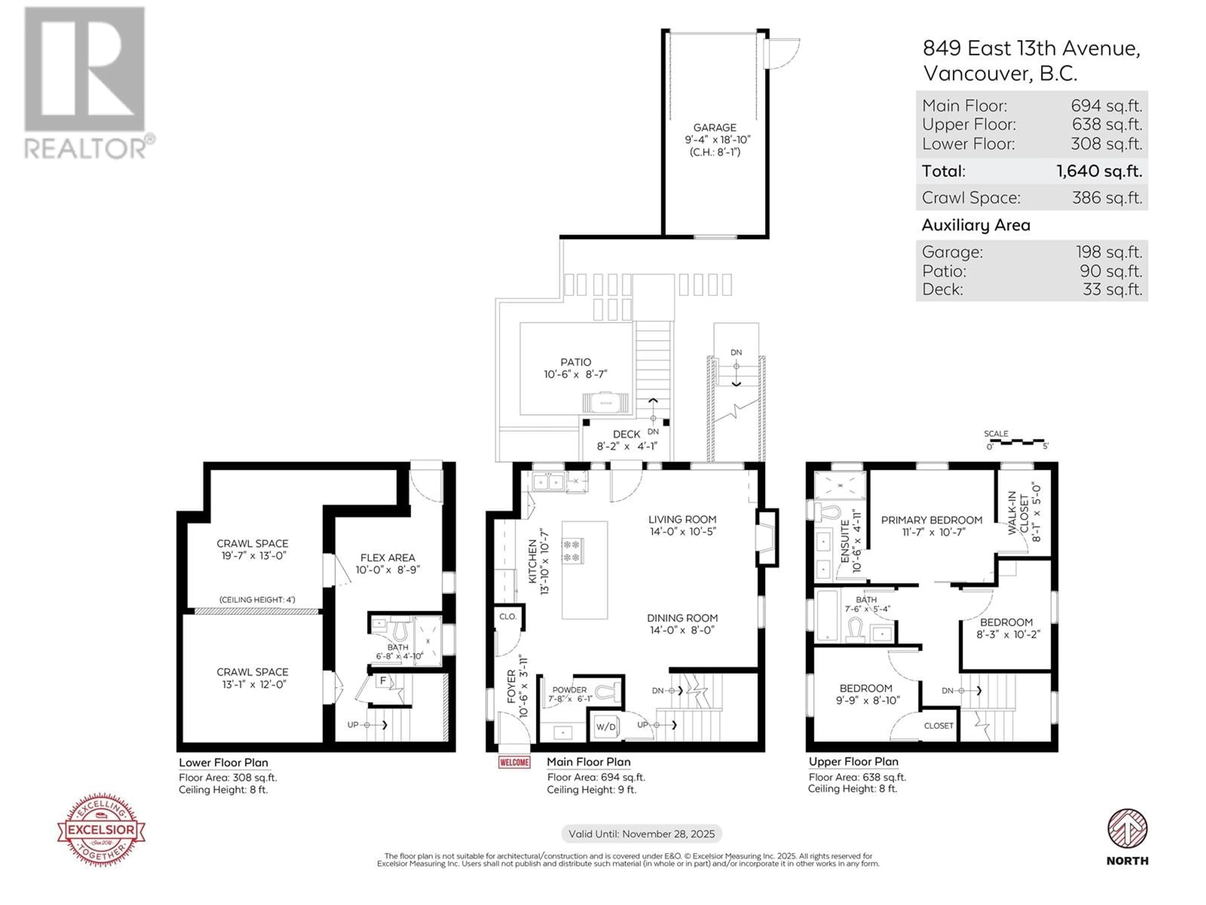 Floor plan for 849 13TH AVENUE, Vancouver British Columbia V5T2L4