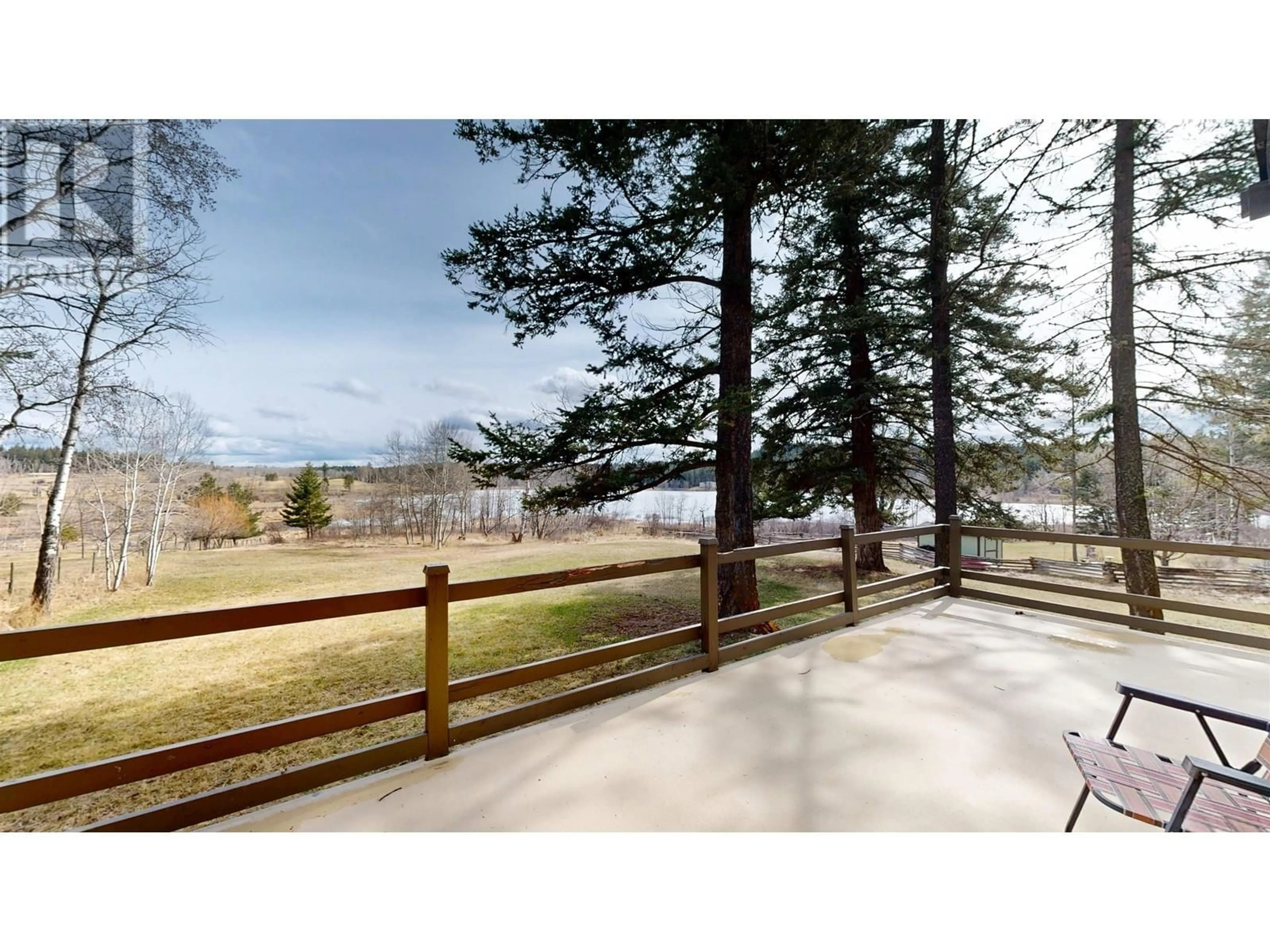 A pic from outside/outdoor area/front of a property/back of a property/a pic from drone, water/lake/river/ocean view for 5359 ANNAHAM CRESCENT, 108 Mile Ranch British Columbia V0K2Z0