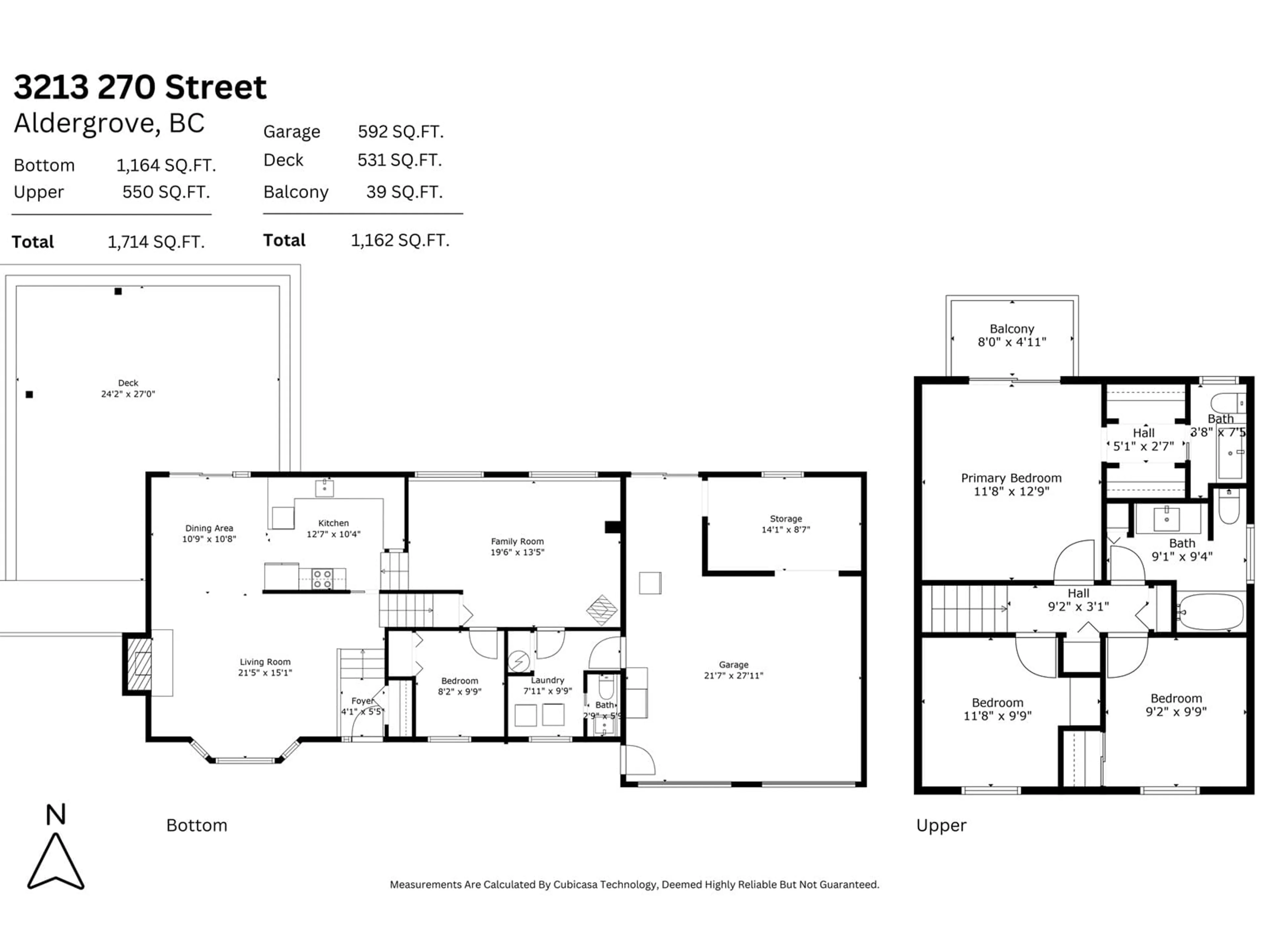 Floor plan for 3213 270, Langley British Columbia V4W3G5