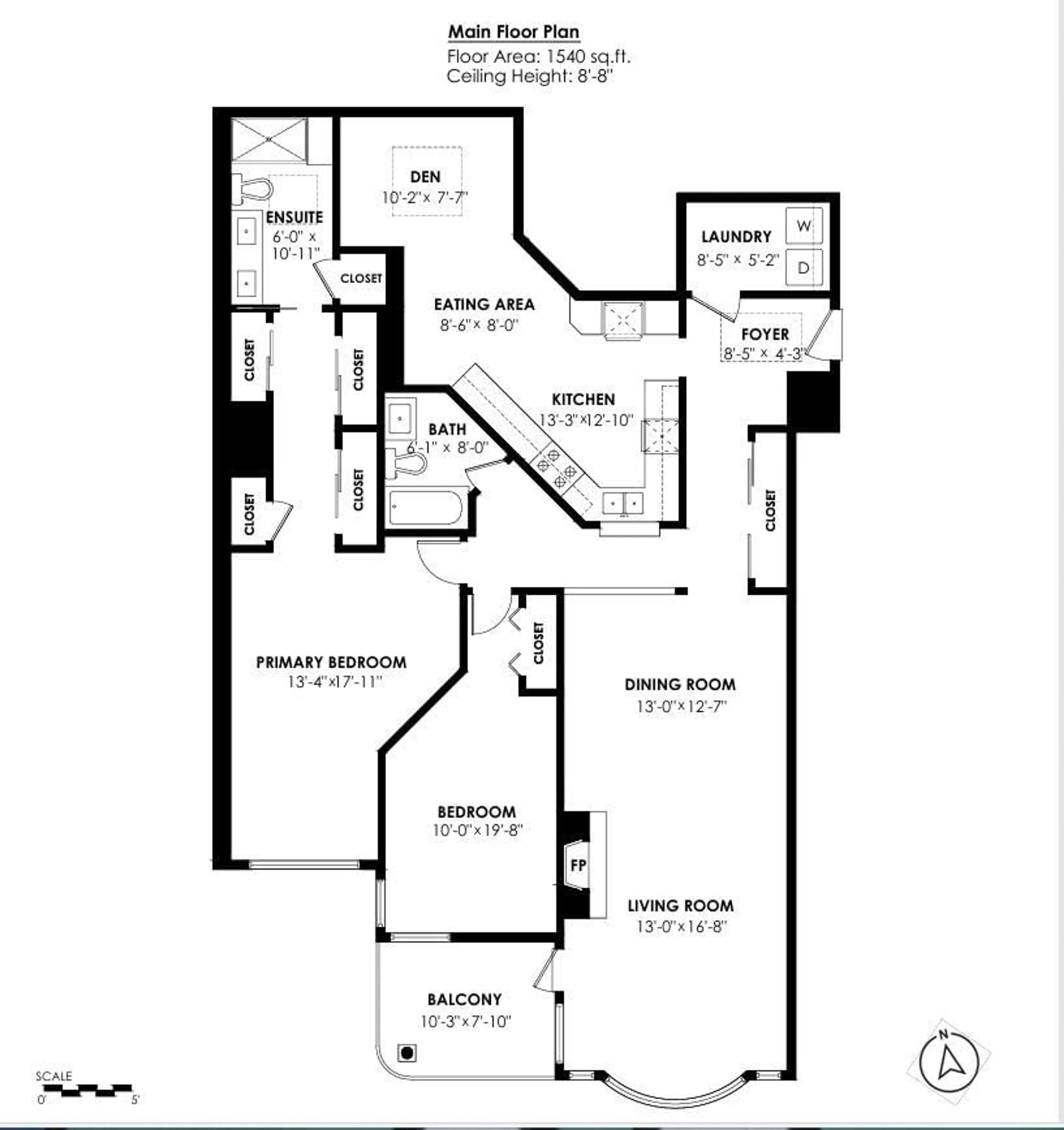Floor plan for 301 - 14965 MARINE, White Rock British Columbia V4B1C3