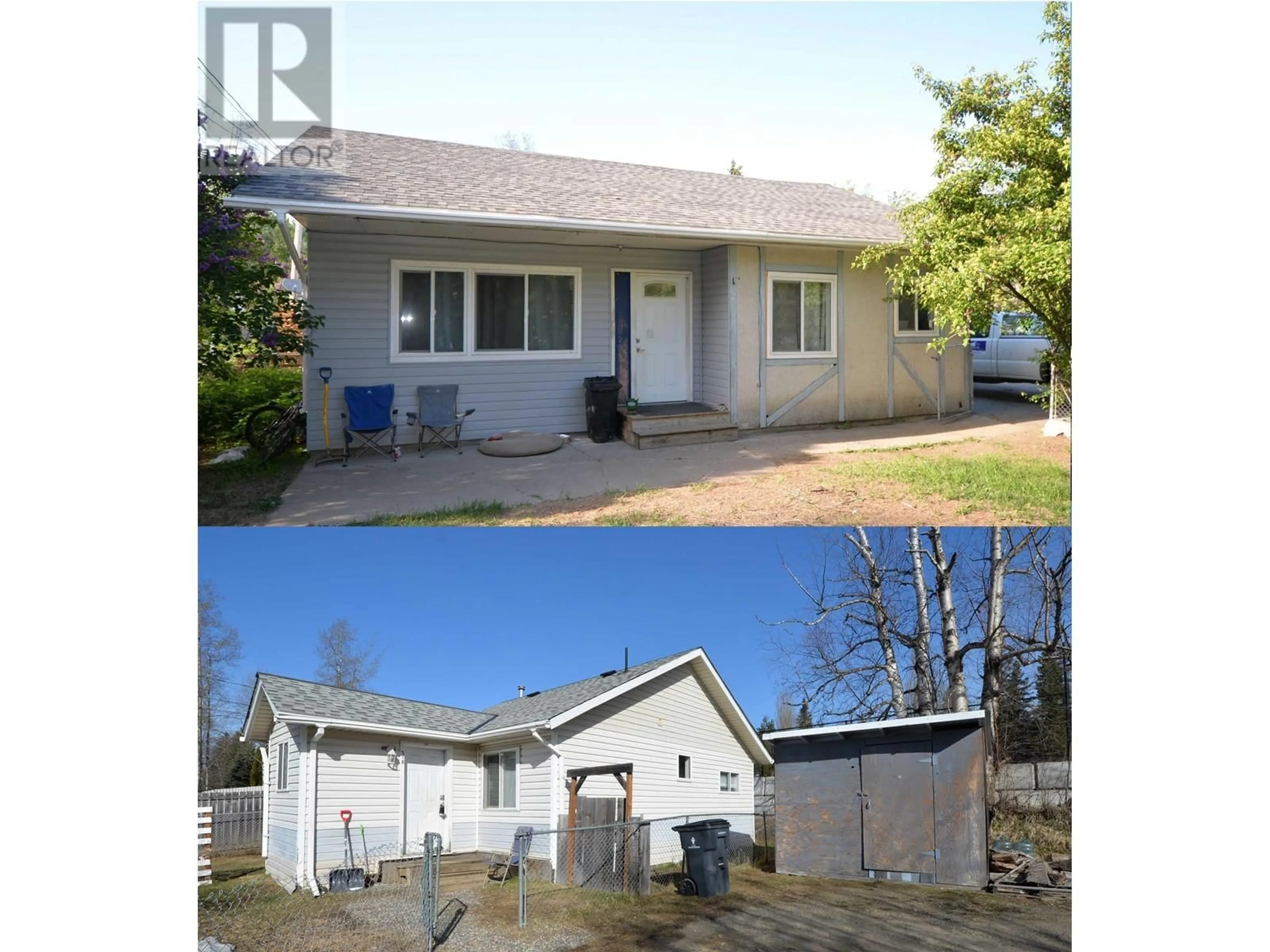 A pic from outside/outdoor area/front of a property/back of a property/a pic from drone, street for 718 NORTH NECHAKO ROAD, Prince George British Columbia V2K1A1