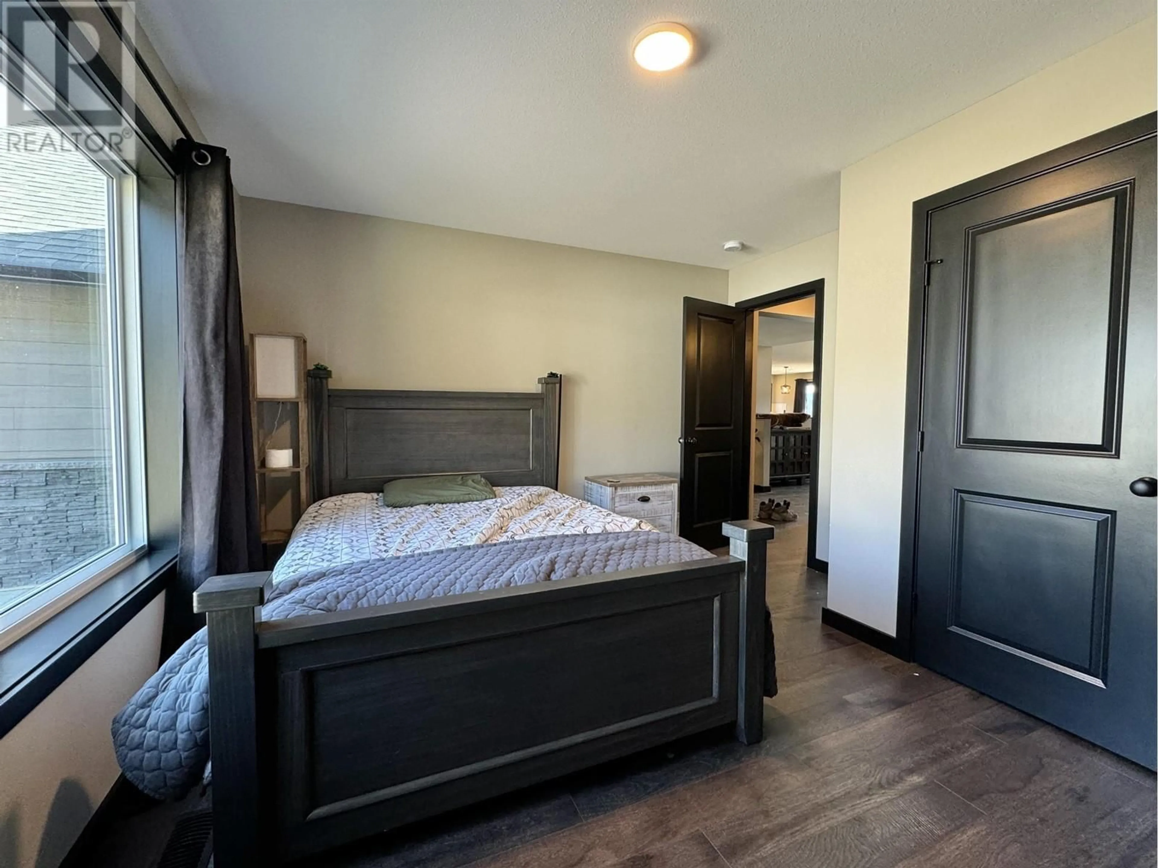 Bedroom with bed, wood/laminate floor for 2543 GOPHER DRIVE, Williams Lake British Columbia V2G5H3