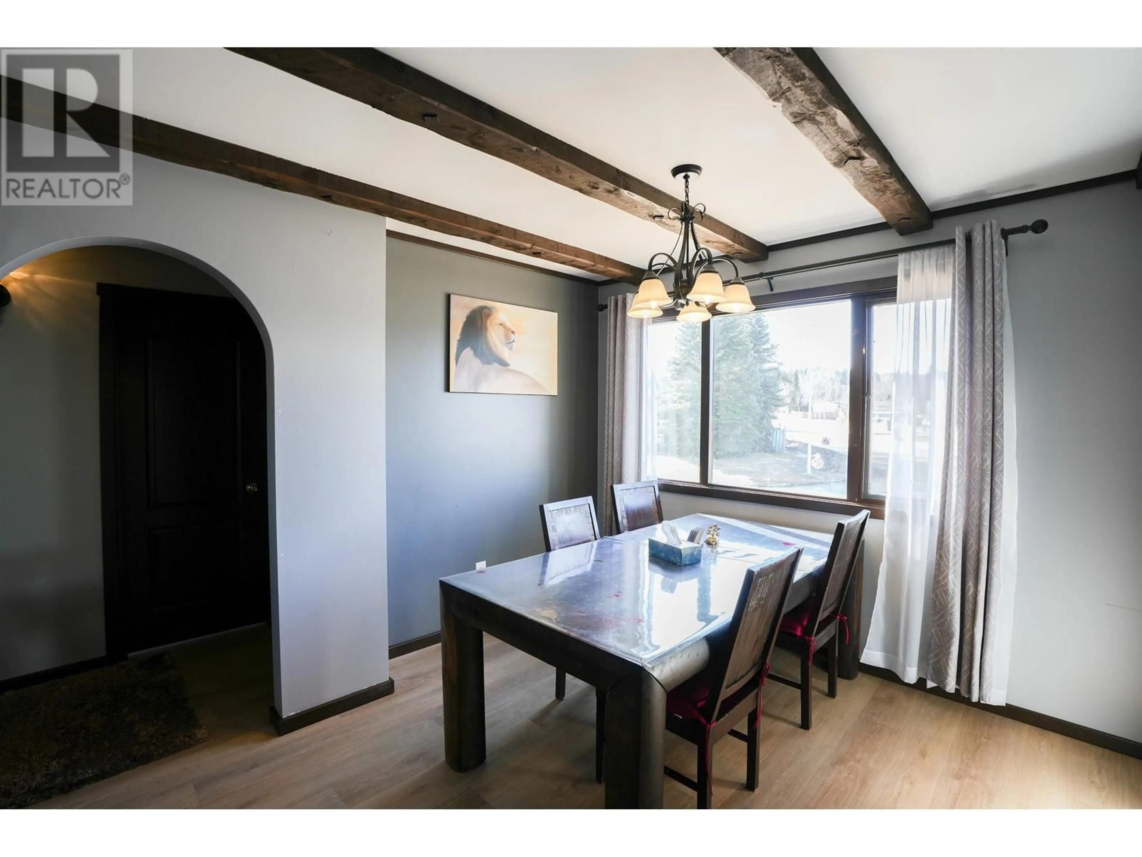 Dining room, wood/laminate floor for 7974 LOYOLA CRESCENT, Prince George British Columbia V2N3V4