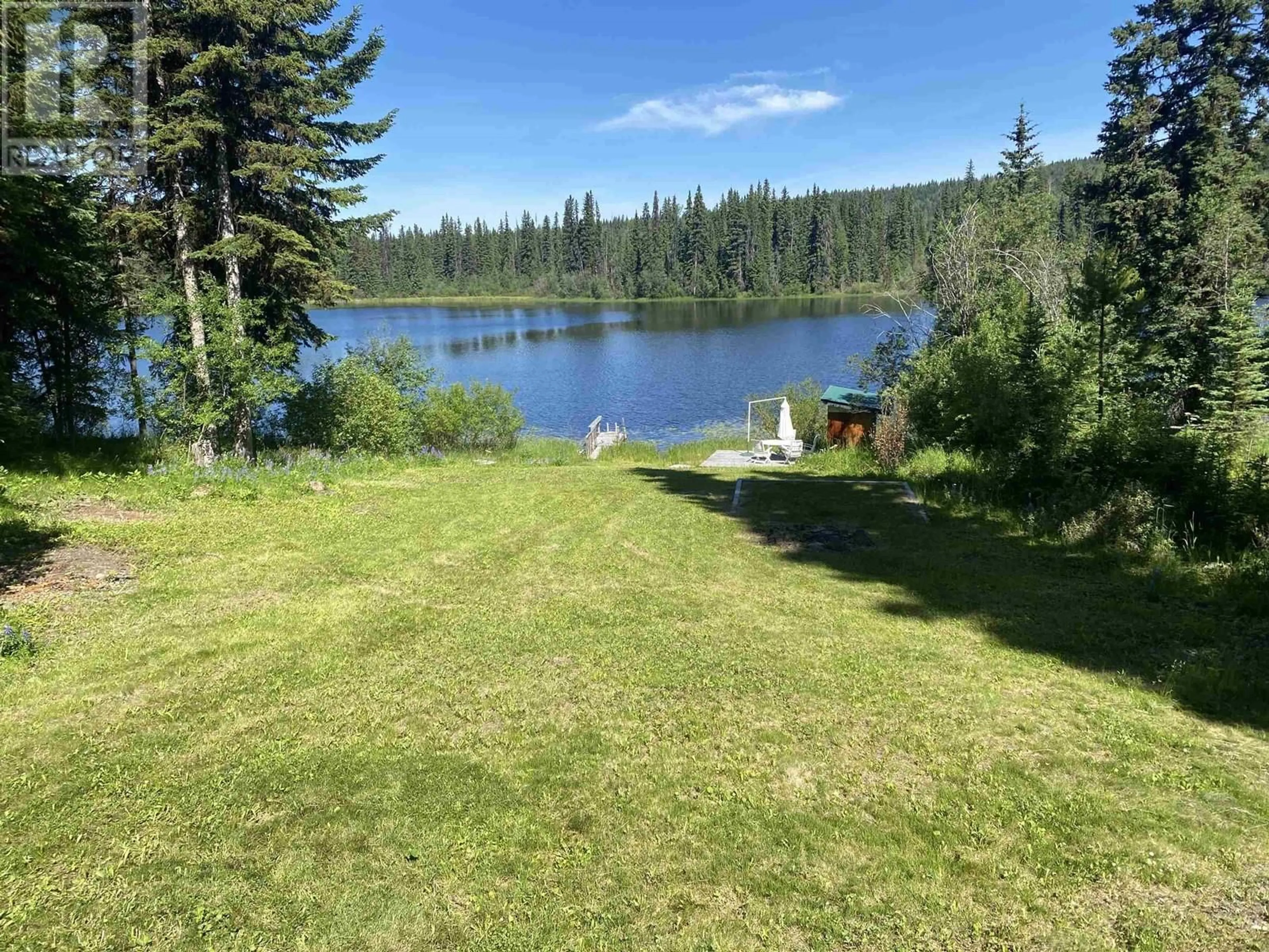 A pic from outside/outdoor area/front of a property/back of a property/a pic from drone, water/lake/river/ocean view for 6130 HIGGINS LAKE ROAD, Deka Lake / Sulphurous / Hathaway Lakes British Columbia V0K1X3