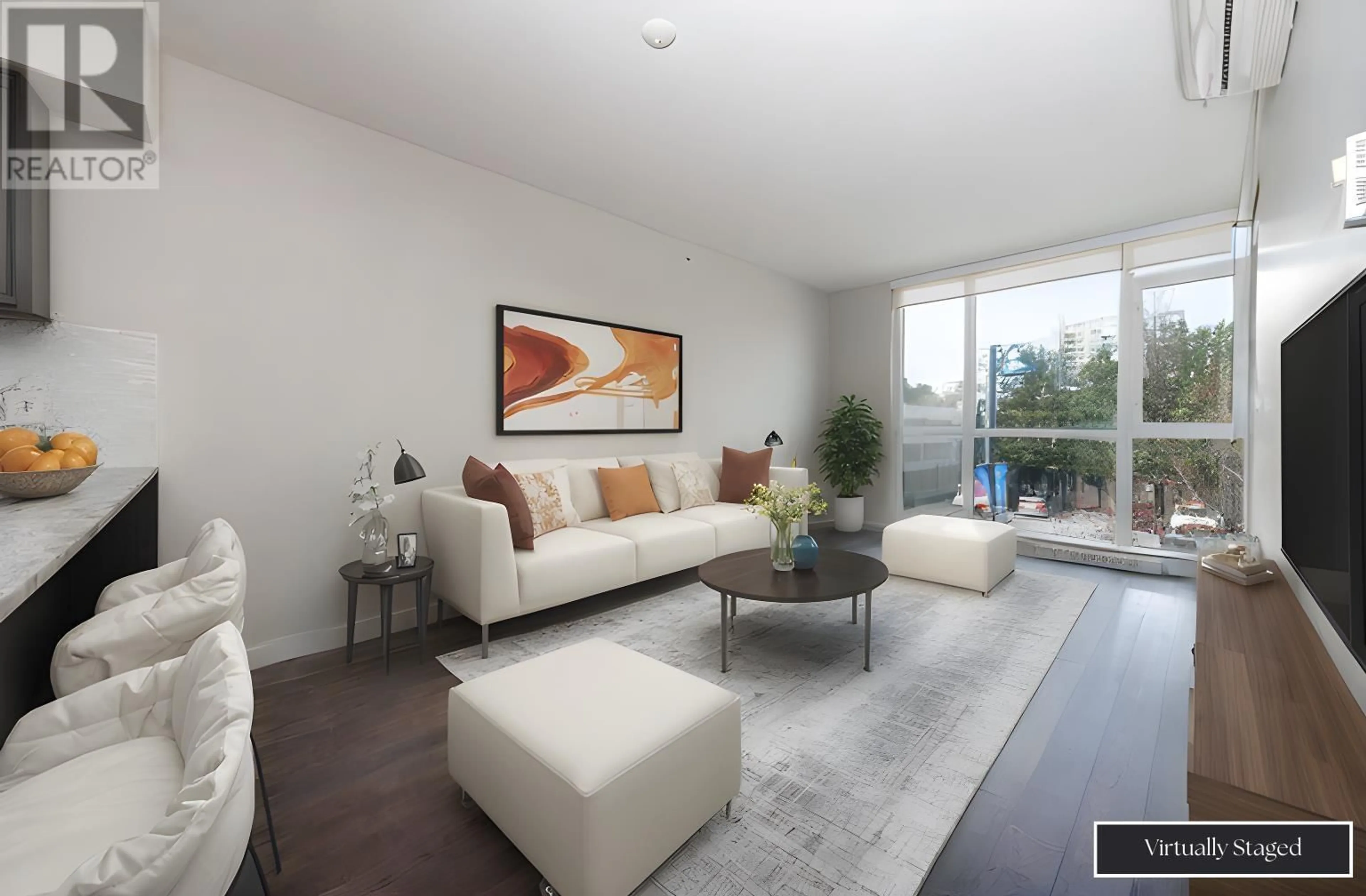 Living room with furniture, unknown for 309 - 6180 COONEY ROAD, Richmond British Columbia V6Y0H2