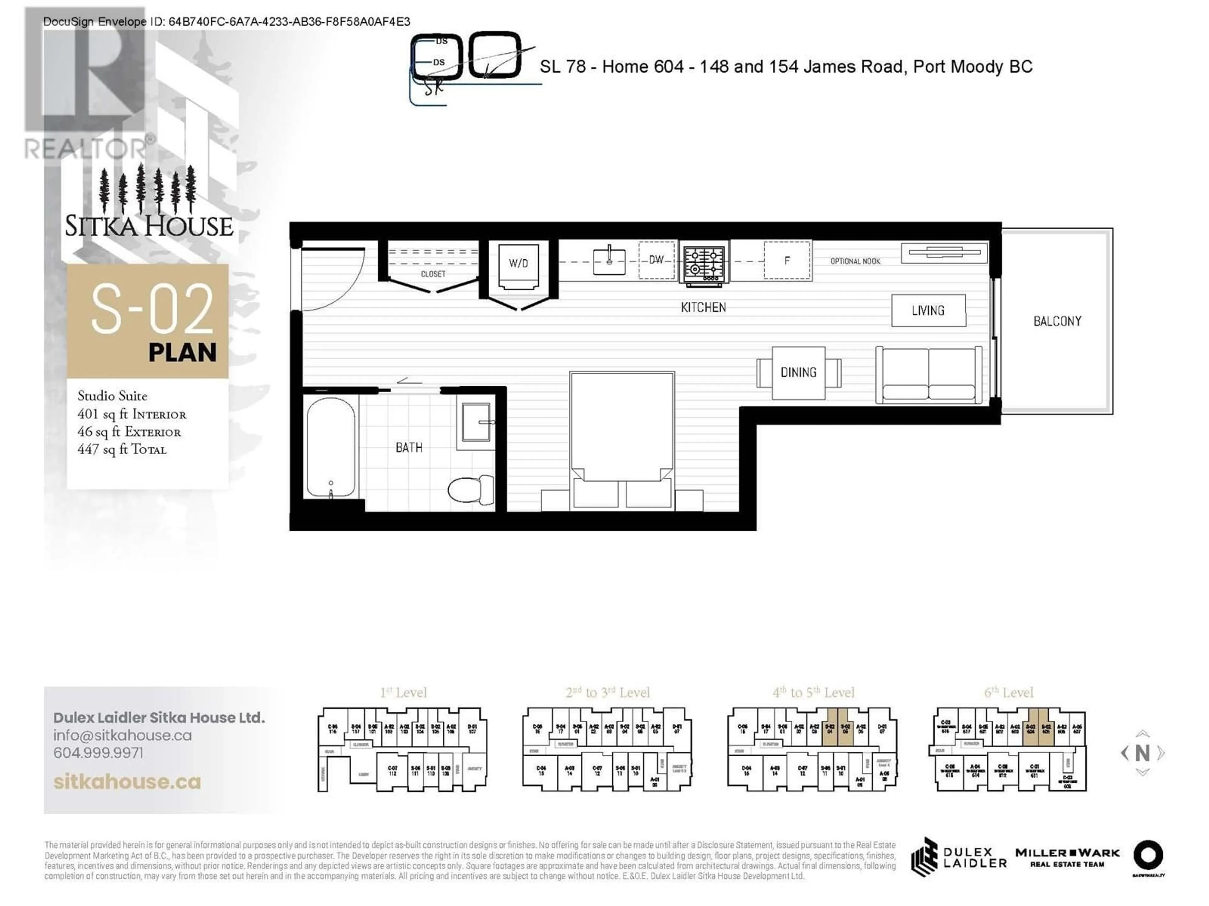 Floor plan for 604 - 154 JAMES ROAD, Port Moody British Columbia V0V0V0