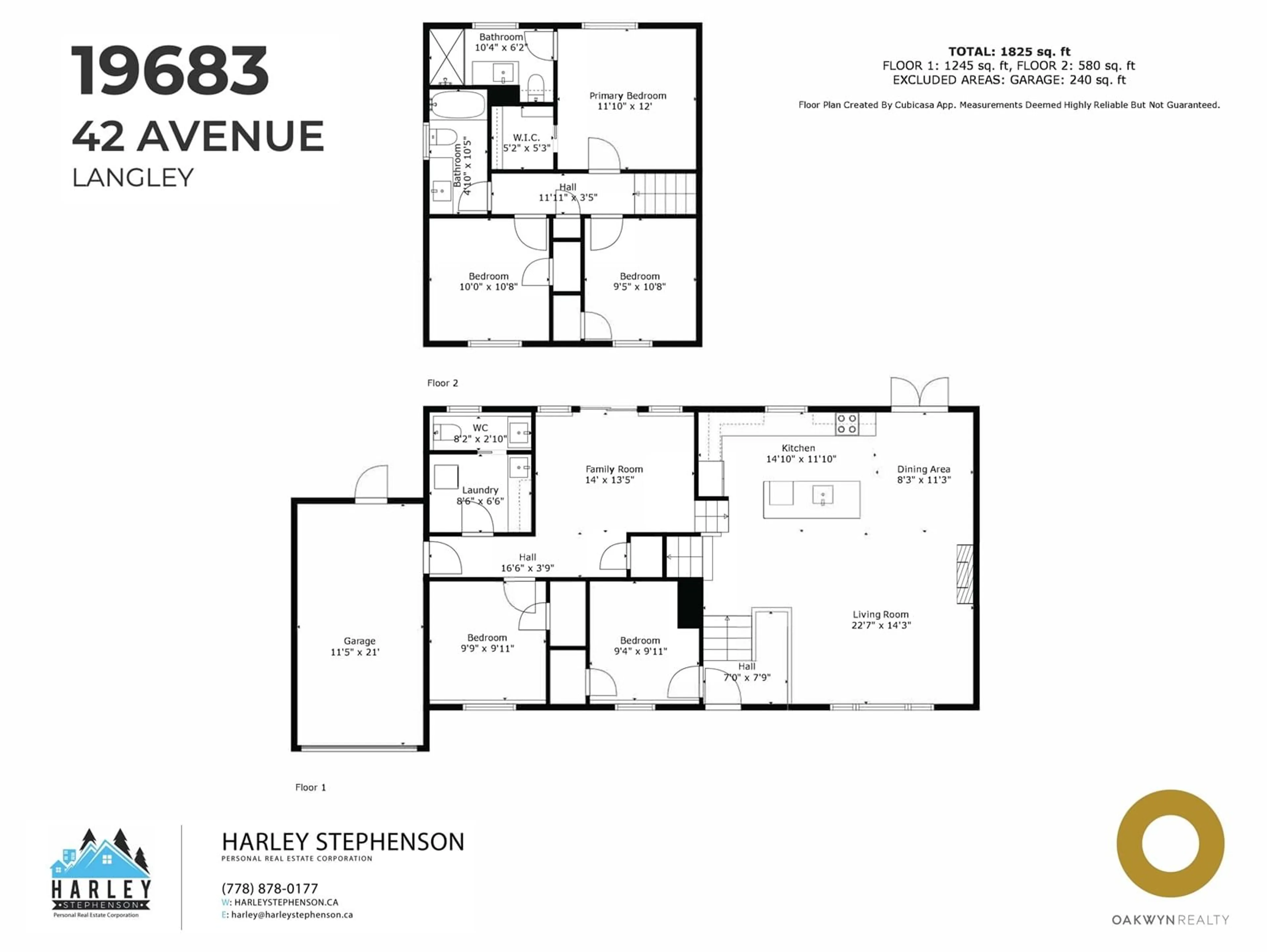 Floor plan for 19683 42, Langley British Columbia V3A3A4