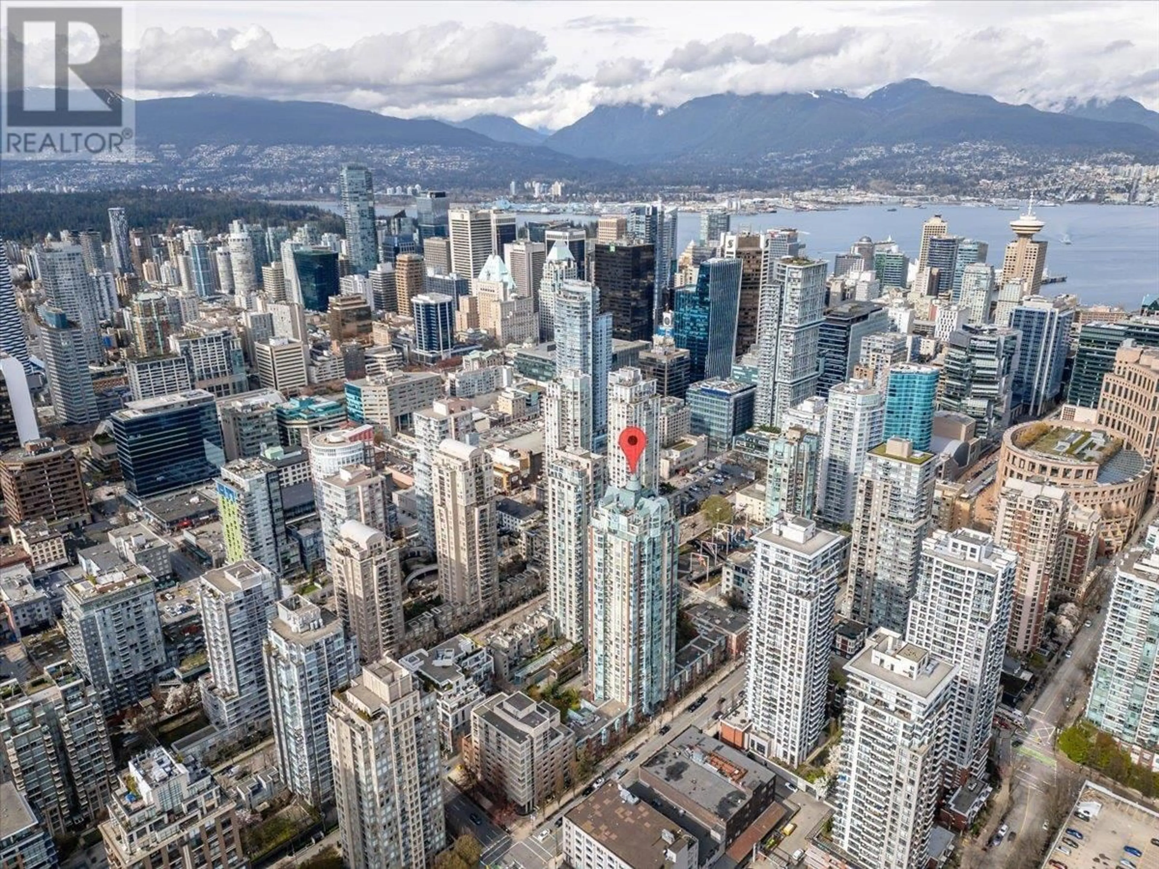A pic from outside/outdoor area/front of a property/back of a property/a pic from drone, city buildings view from balcony for 1603 - 939 HOMER STREET, Vancouver British Columbia V6B2W6