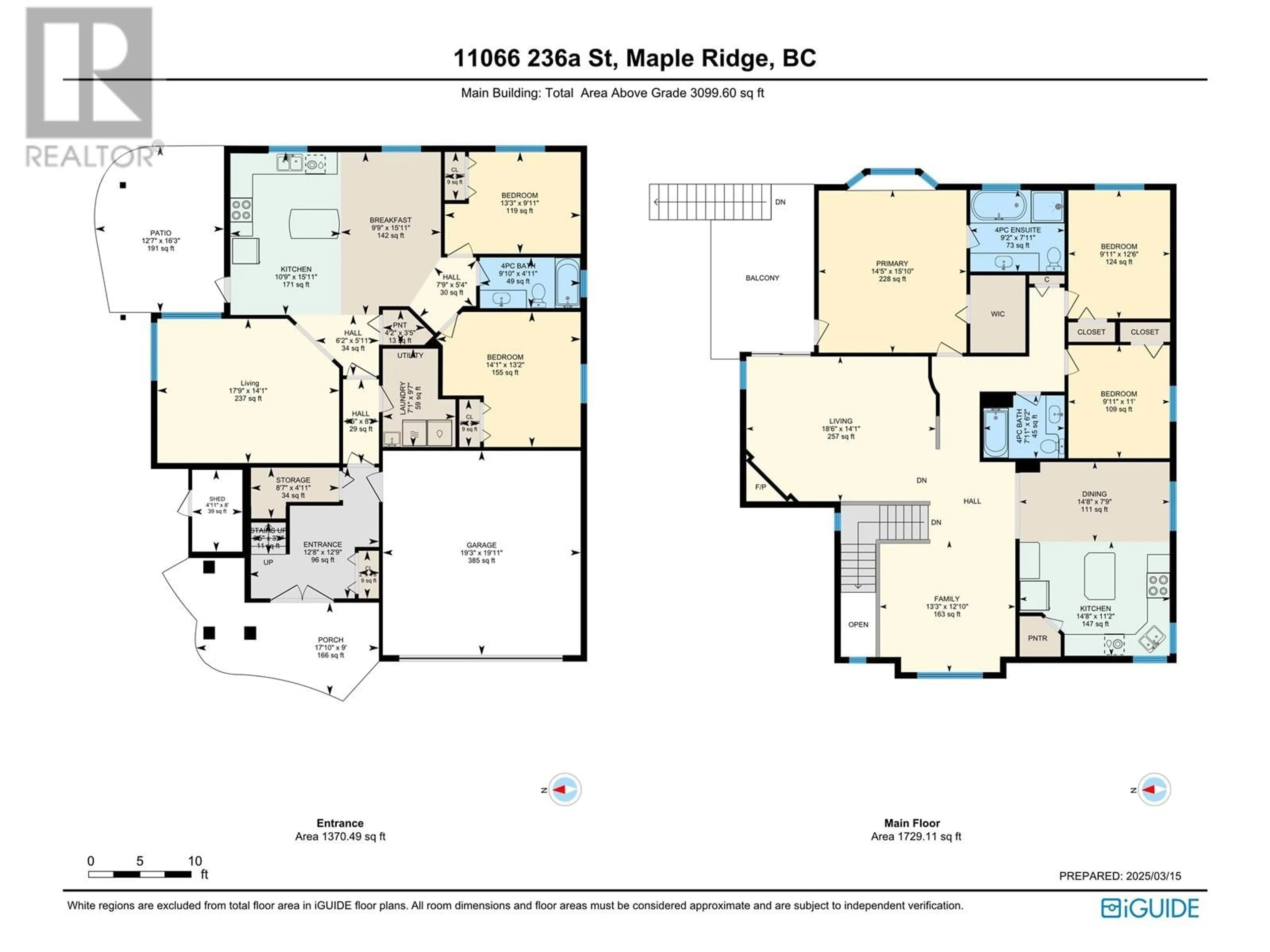 Floor plan for 11066 236A STREET, Maple Ridge British Columbia V2W2A1