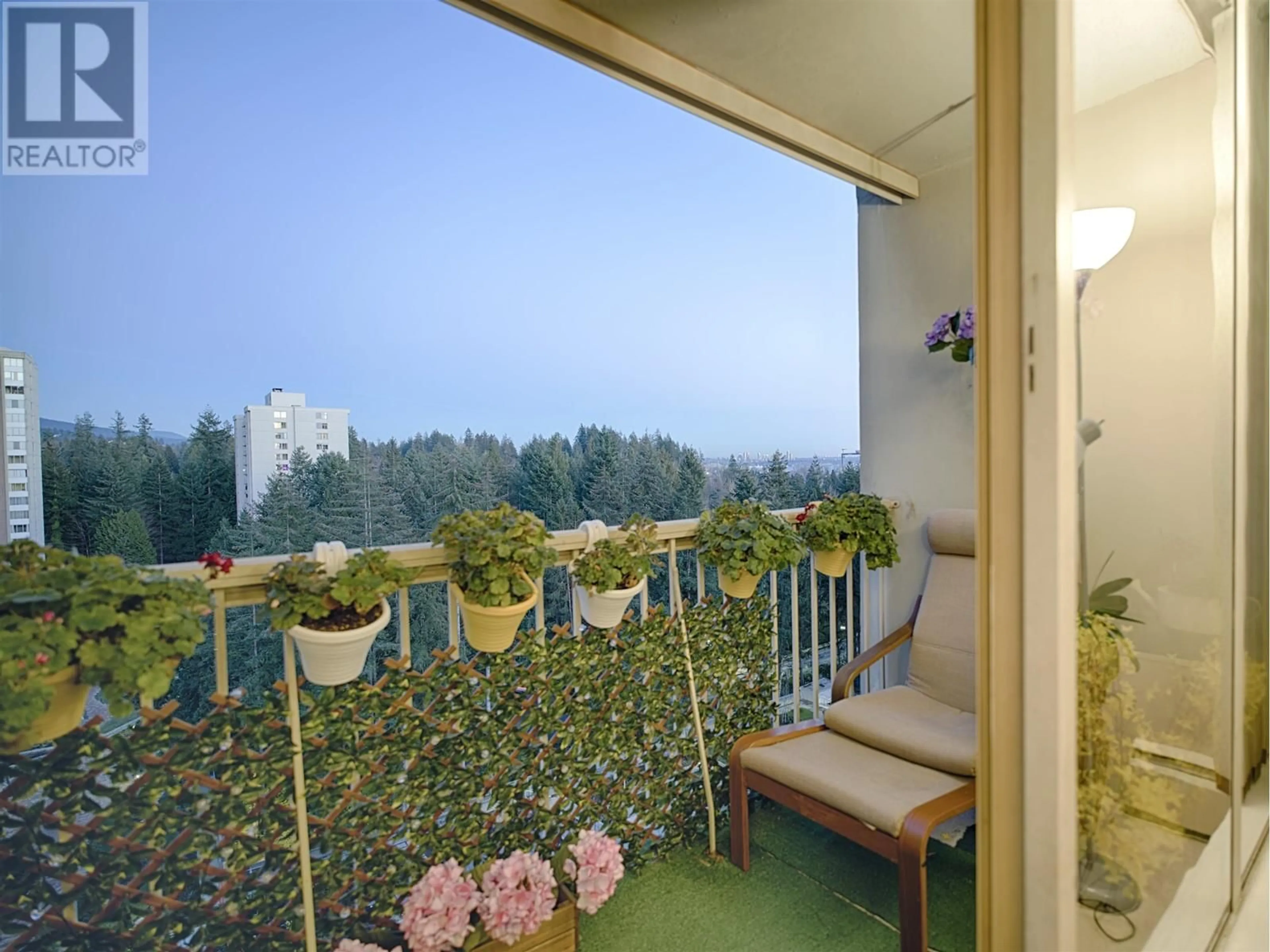 Balcony in the apartment, unknown for 1205 - 2020 FULLERTON AVENUE, North Vancouver British Columbia V7P3G3