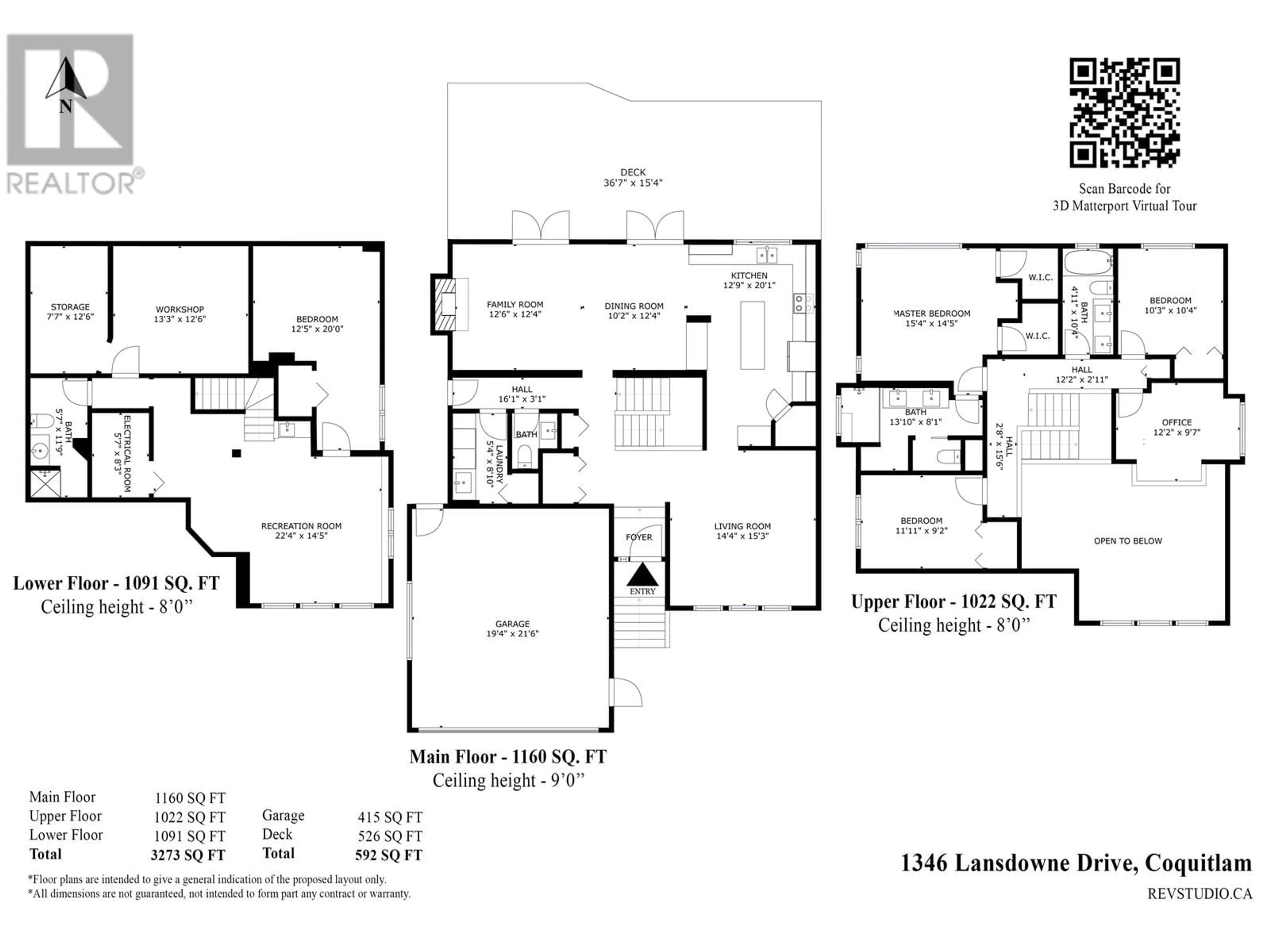 Floor plan for 1346 LANSDOWNE DRIVE, Coquitlam British Columbia V3E1K6