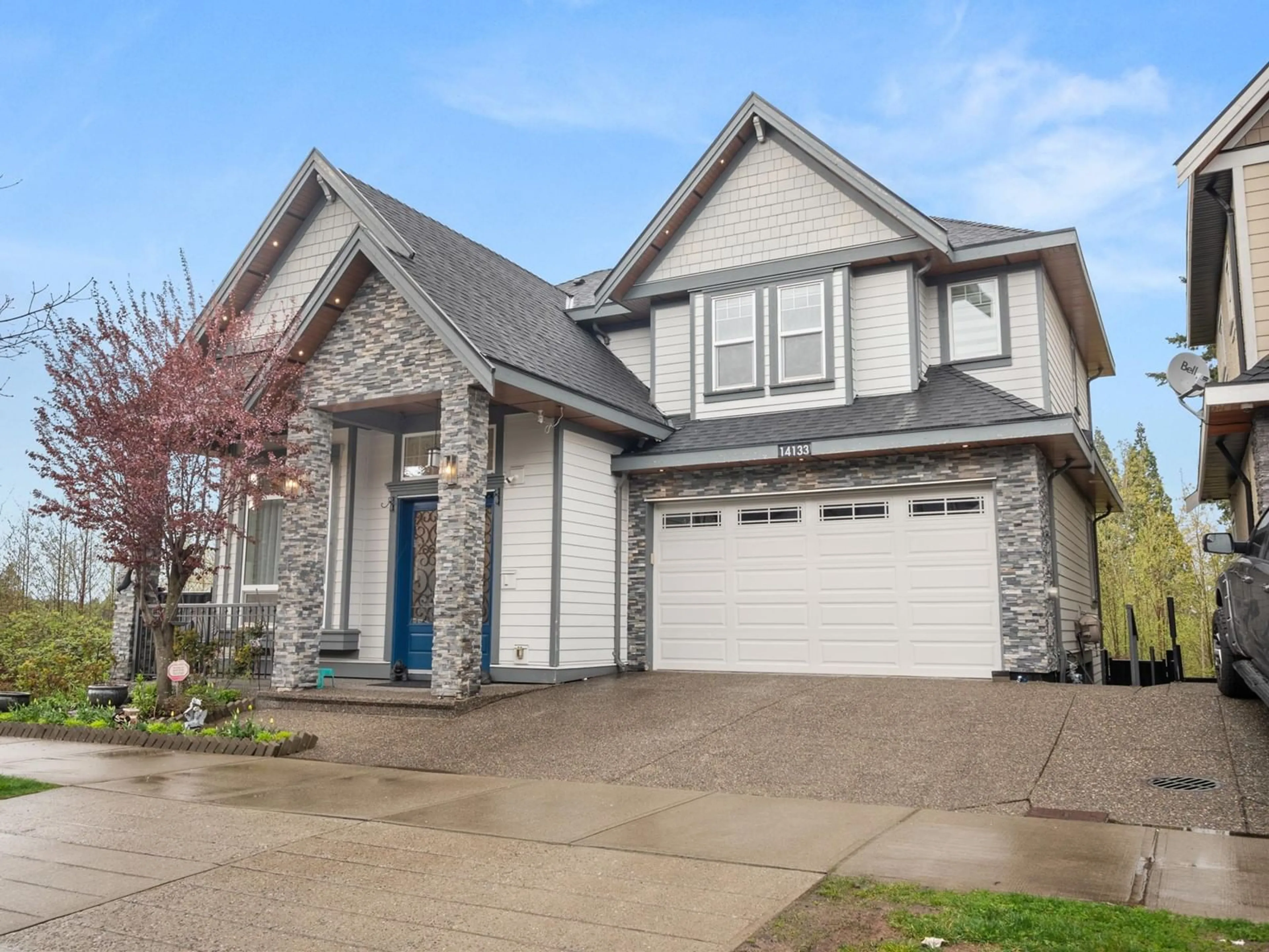 Home with vinyl exterior material, street for 14133 61, Surrey British Columbia V3X0H7