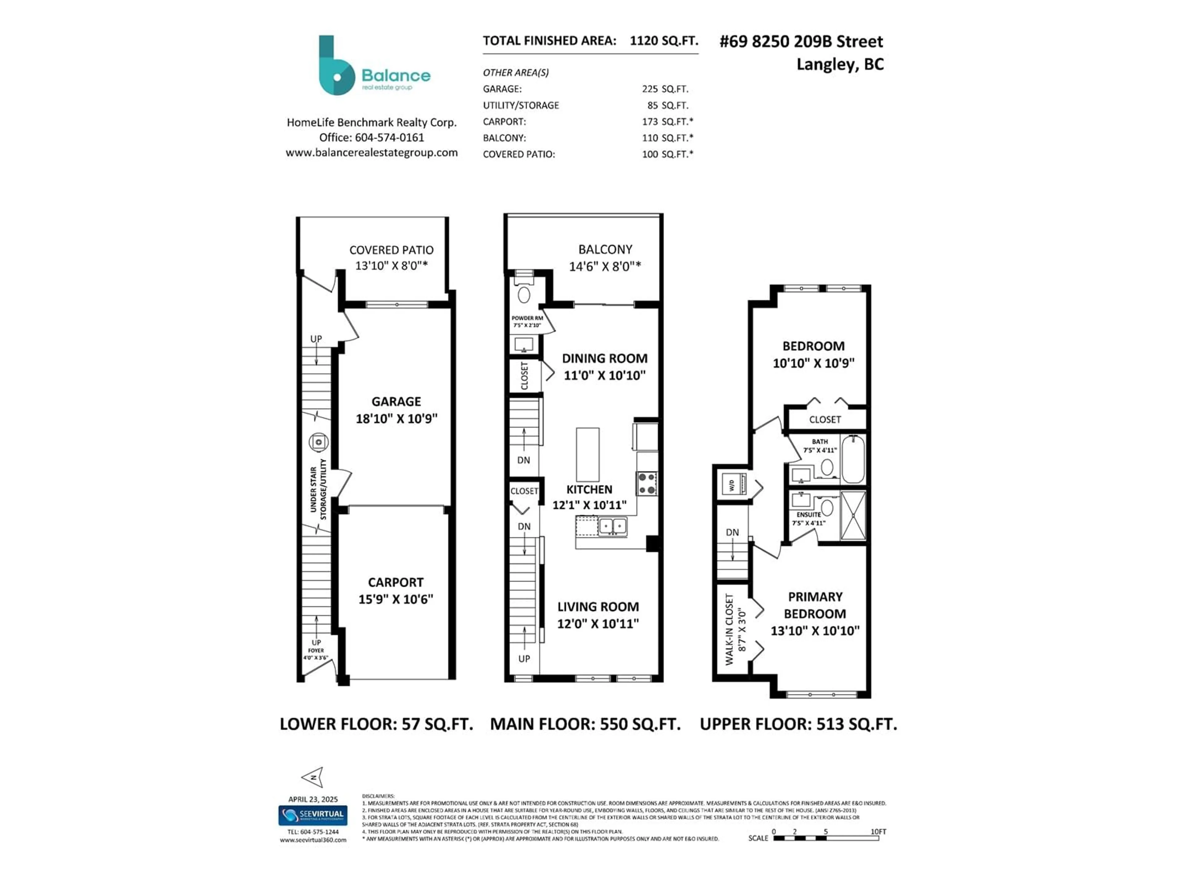 Floor plan for 69 - 8250 209B, Langley British Columbia V2Y0J7