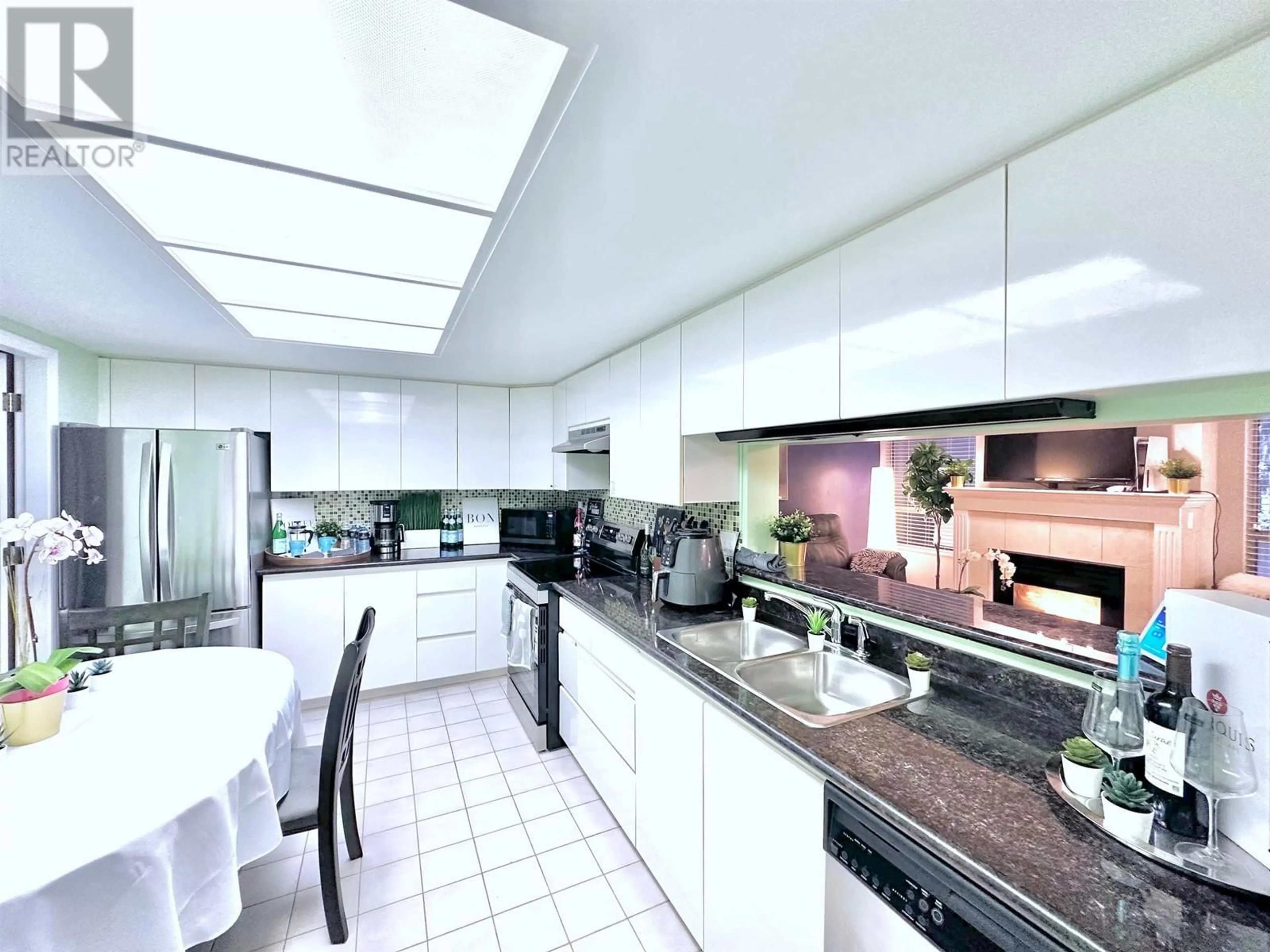 Contemporary kitchen, ceramic/tile floor for 105 - 1189 EASTWOOD STREET, Coquitlam British Columbia V3B7N5