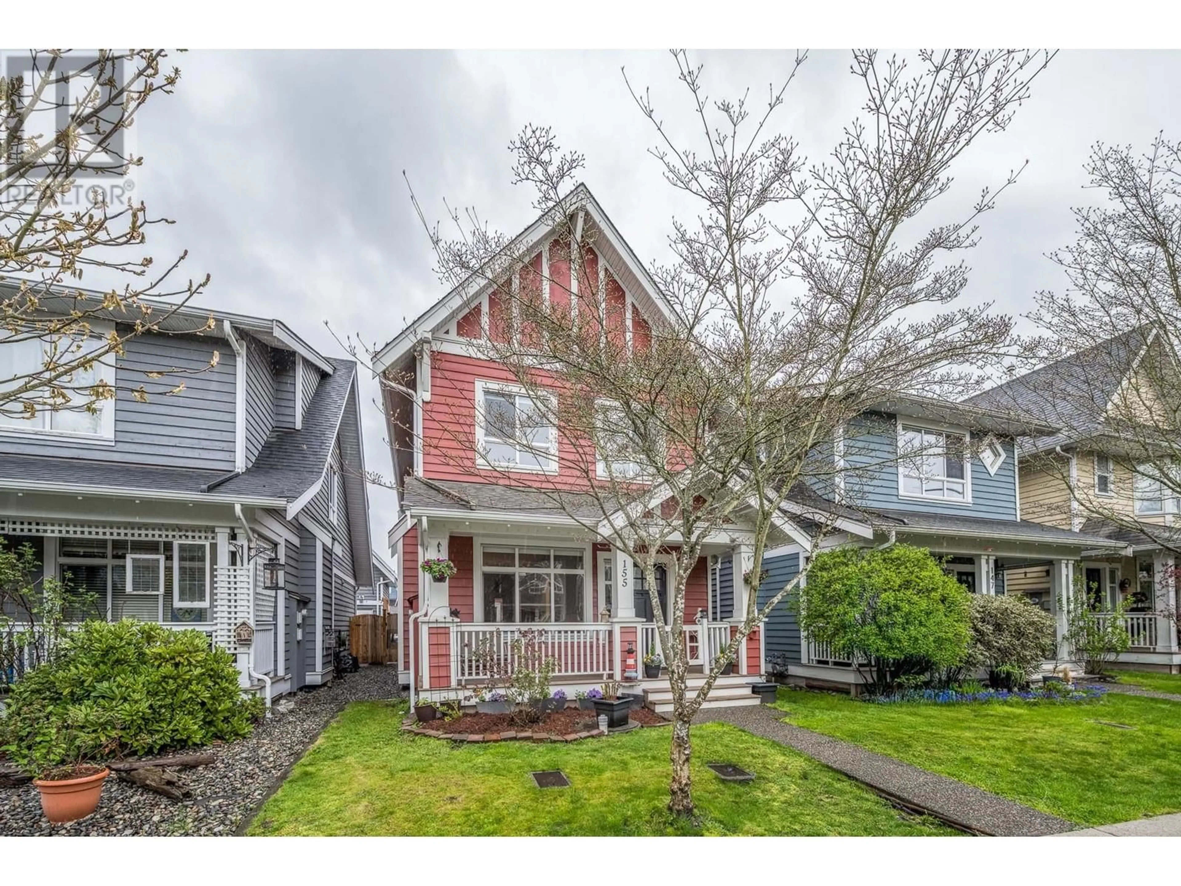 Home with vinyl exterior material, street for 155 DOCKSIDE COURT, New Westminster British Columbia V3M0B2
