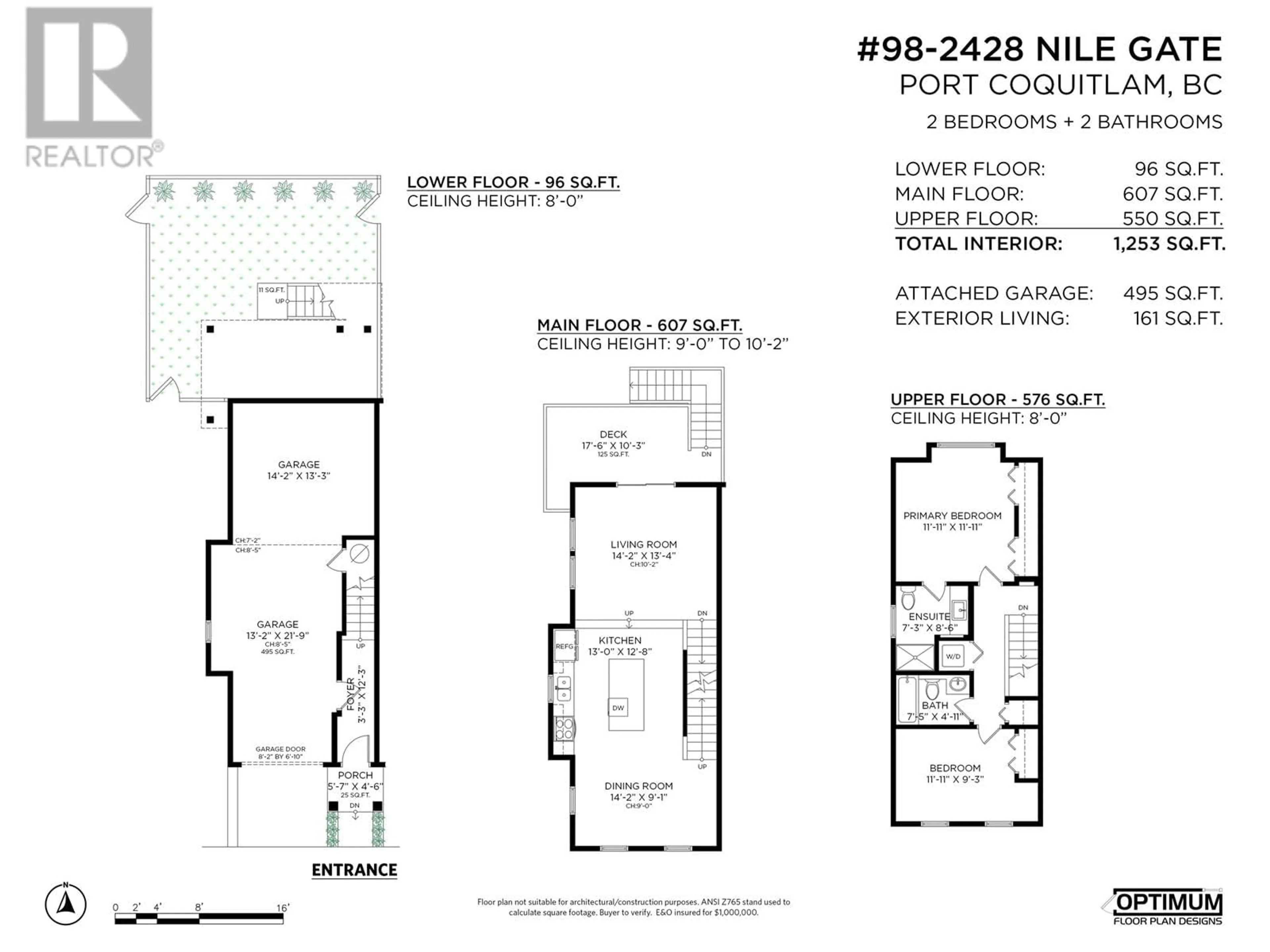 Floor plan for 98 - 2428 NILE GATE, Port Coquitlam British Columbia V3B0H6