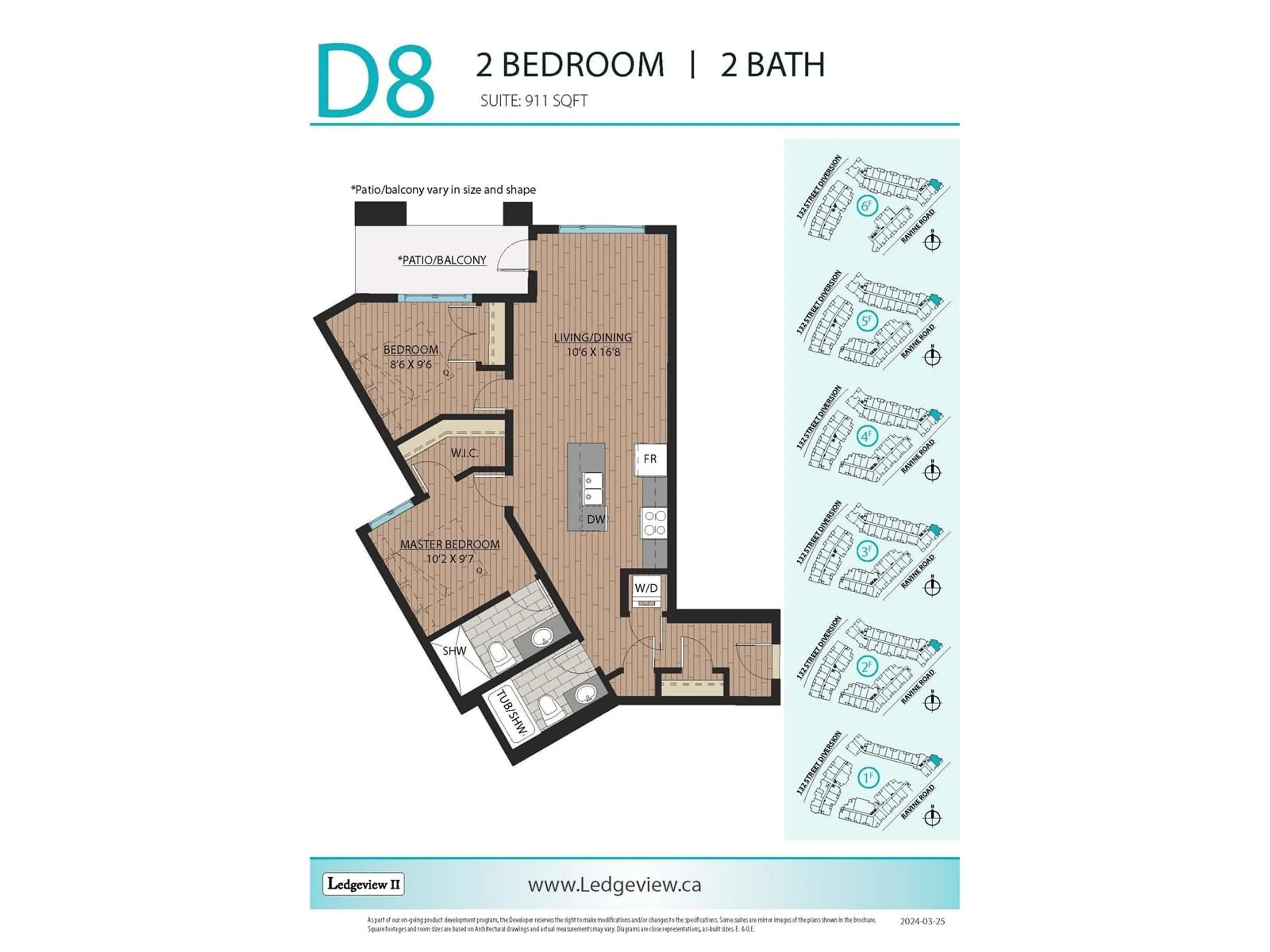 Floor plan for 223 - 11063 RAVINE, Surrey British Columbia V0V0V0