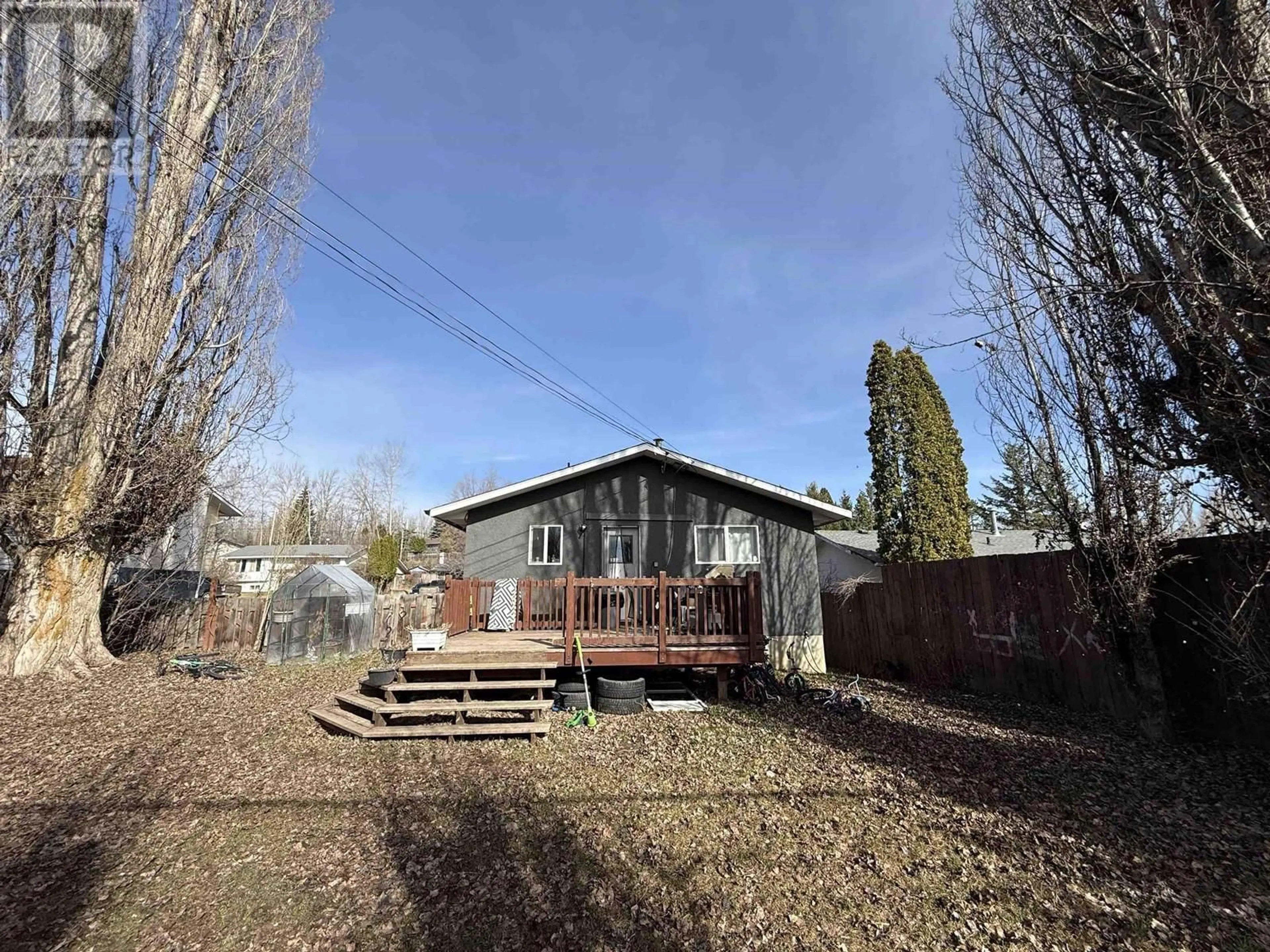 A pic from outside/outdoor area/front of a property/back of a property/a pic from drone, unknown for 1386 LEWIS DRIVE, Quesnel British Columbia V2J1K8
