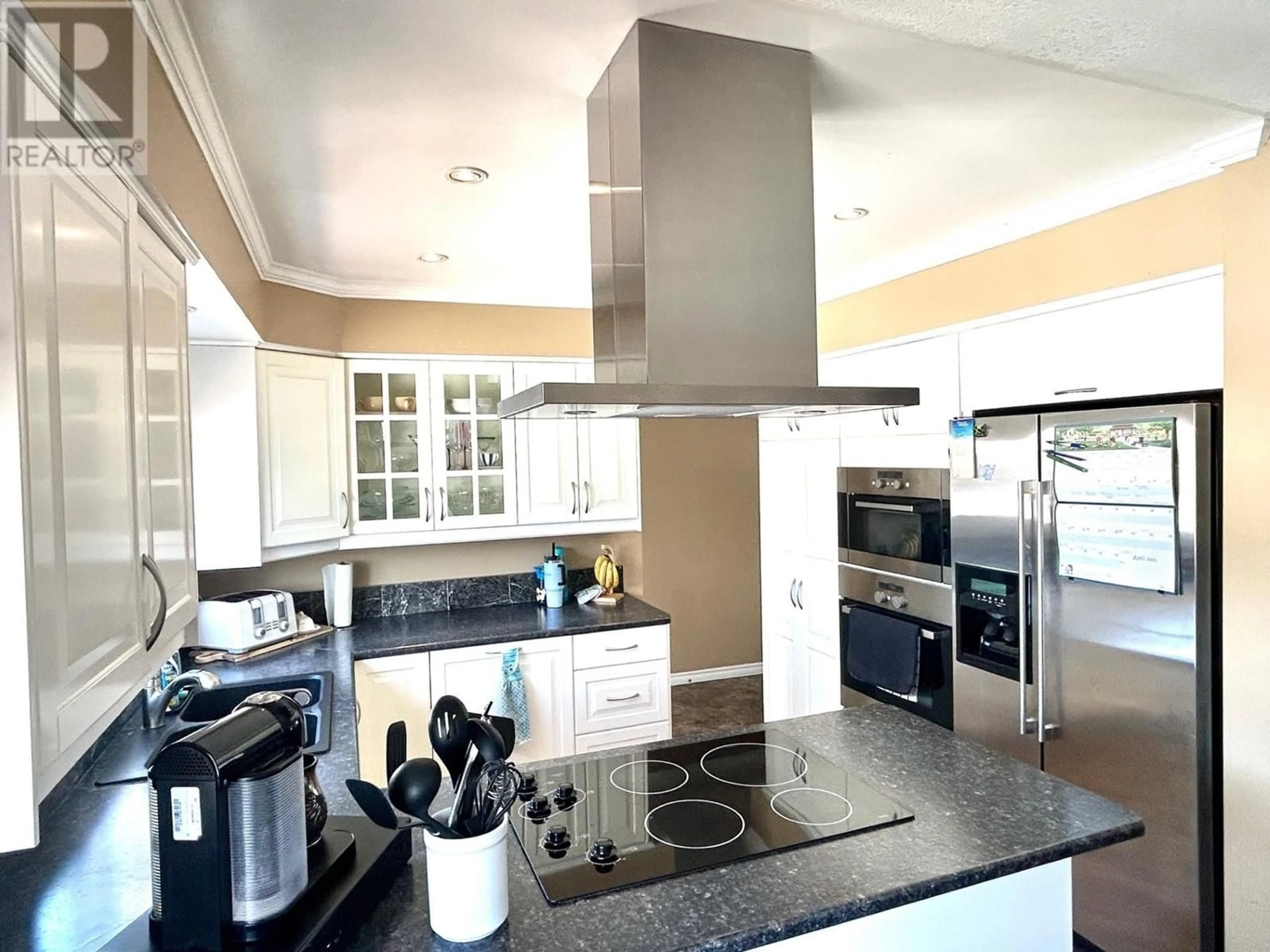 Contemporary kitchen, ceramic/tile floor for 5527 53 STREET, Fort Nelson British Columbia V0C1R0