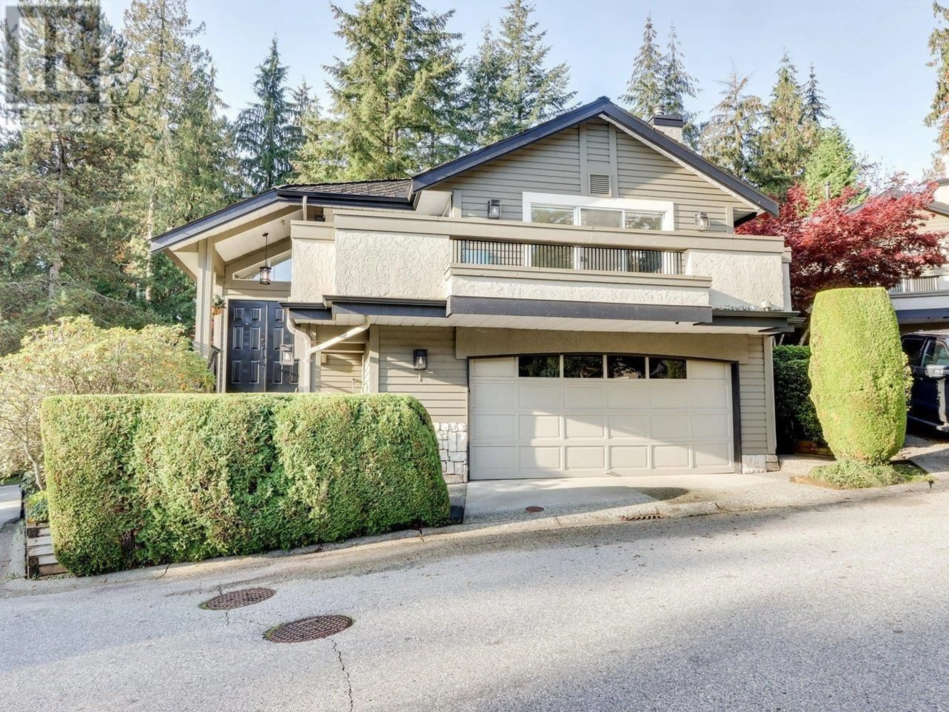 Home with vinyl exterior material, street for 1 - 1900 INDIAN RIVER CRESCENT, North Vancouver British Columbia V7G2R1