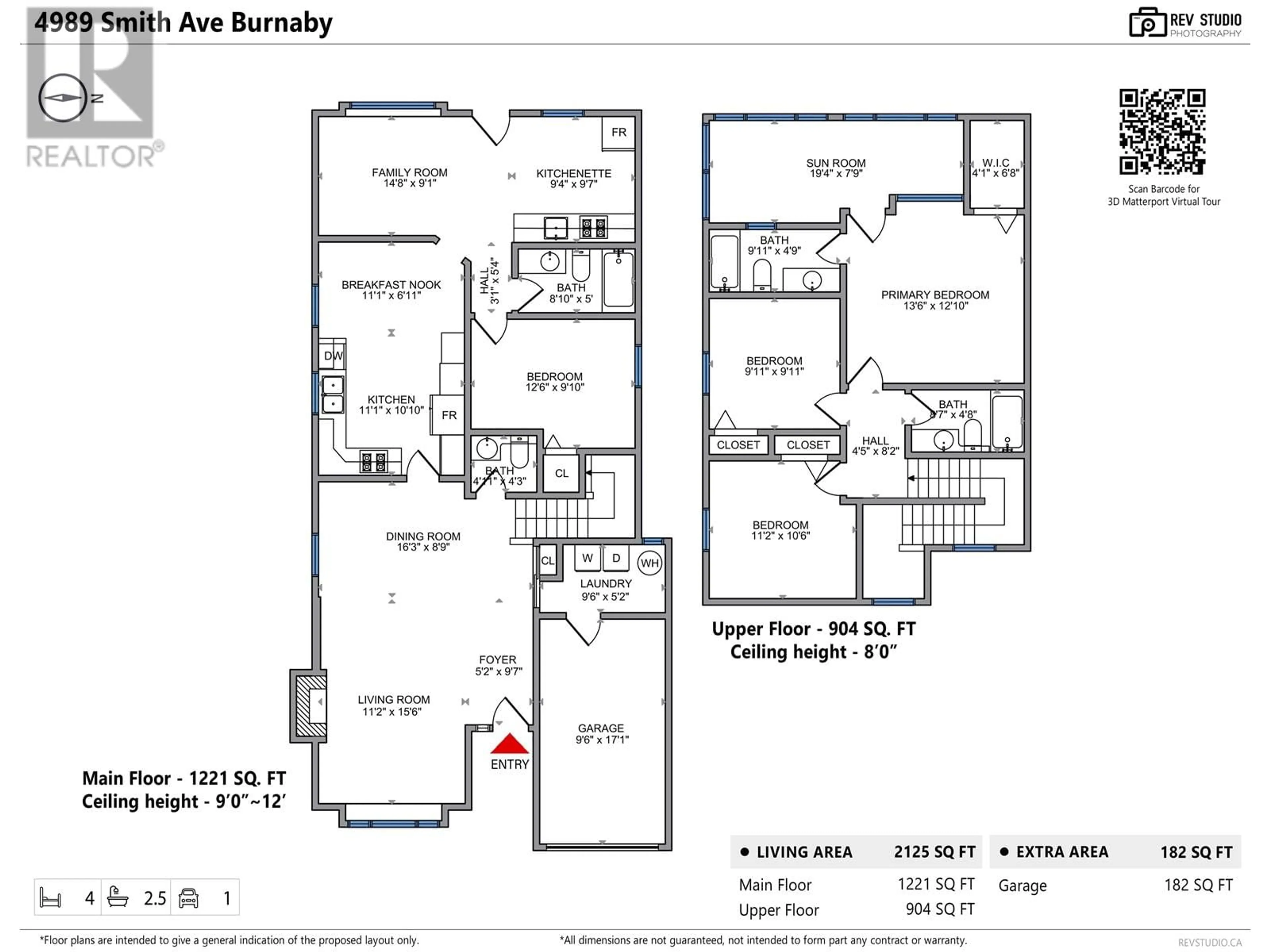 Floor plan for 4989 SMITH AVENUE, Burnaby British Columbia V5G2W6