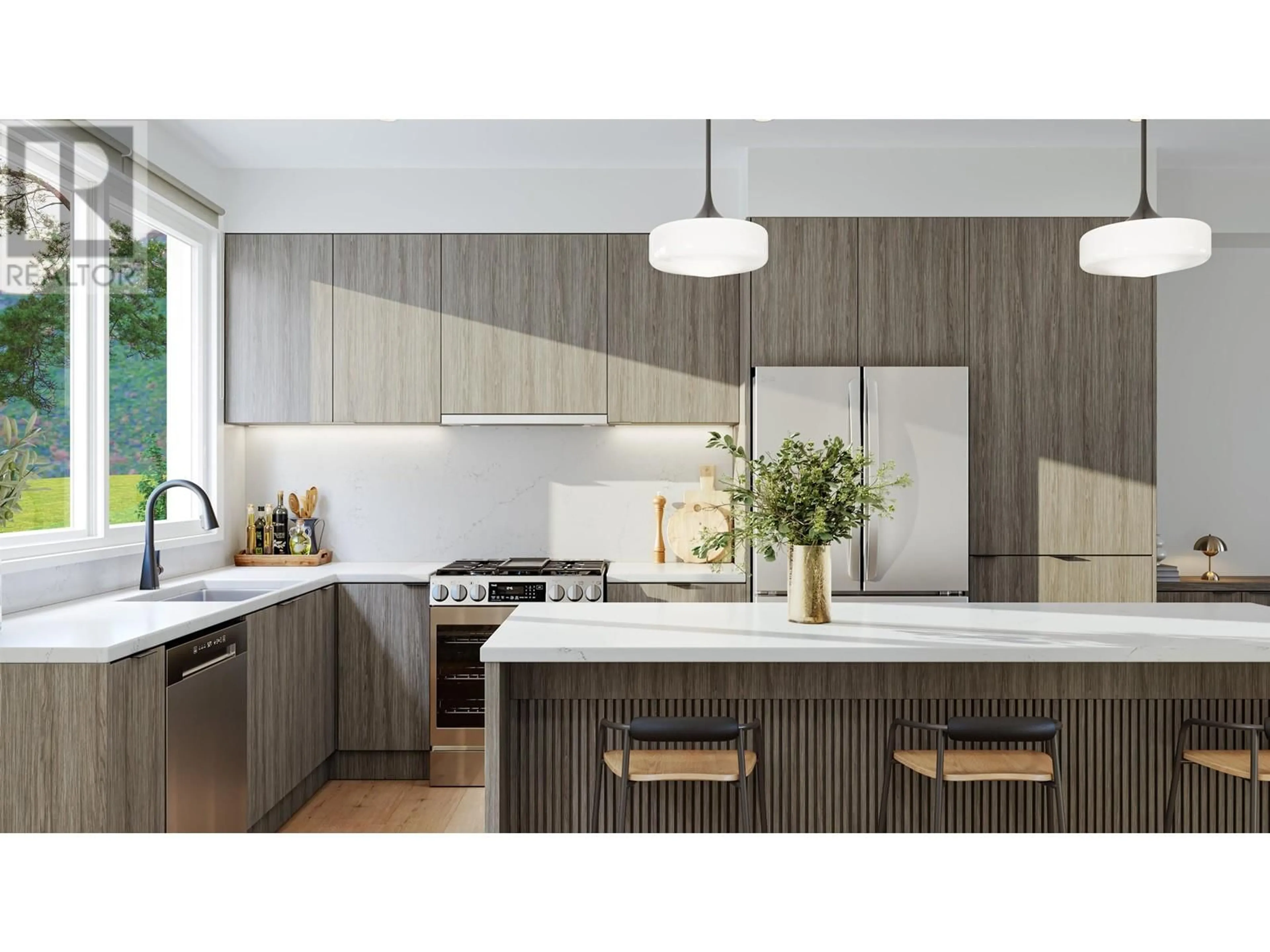 Contemporary kitchen, wood/laminate floor for 7 - 10373 240A STREET, Maple Ridge British Columbia V2W1G3