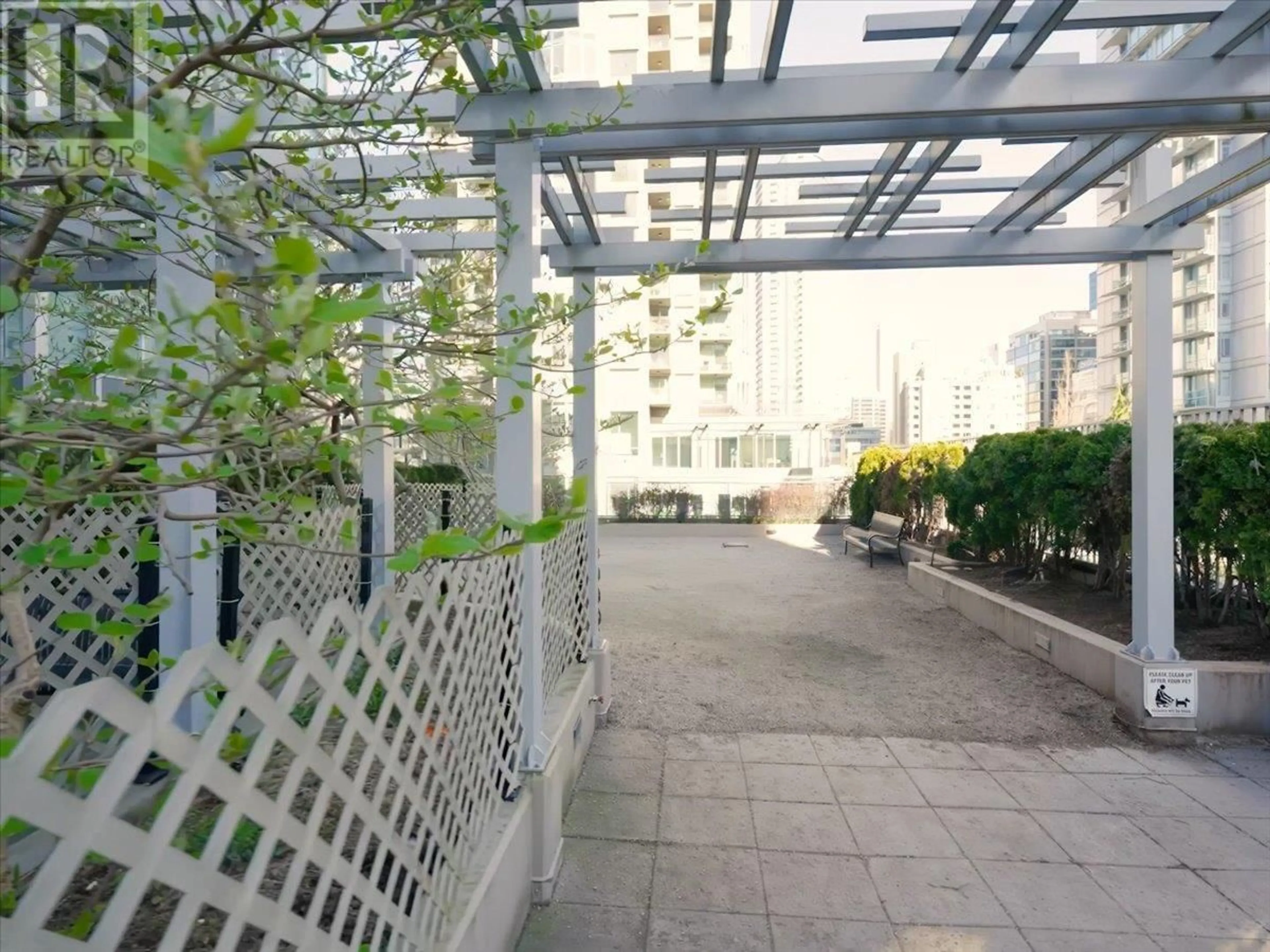Patio, city buildings view from balcony for 510 - 888 HOMER STREET, Vancouver British Columbia V6B0H7