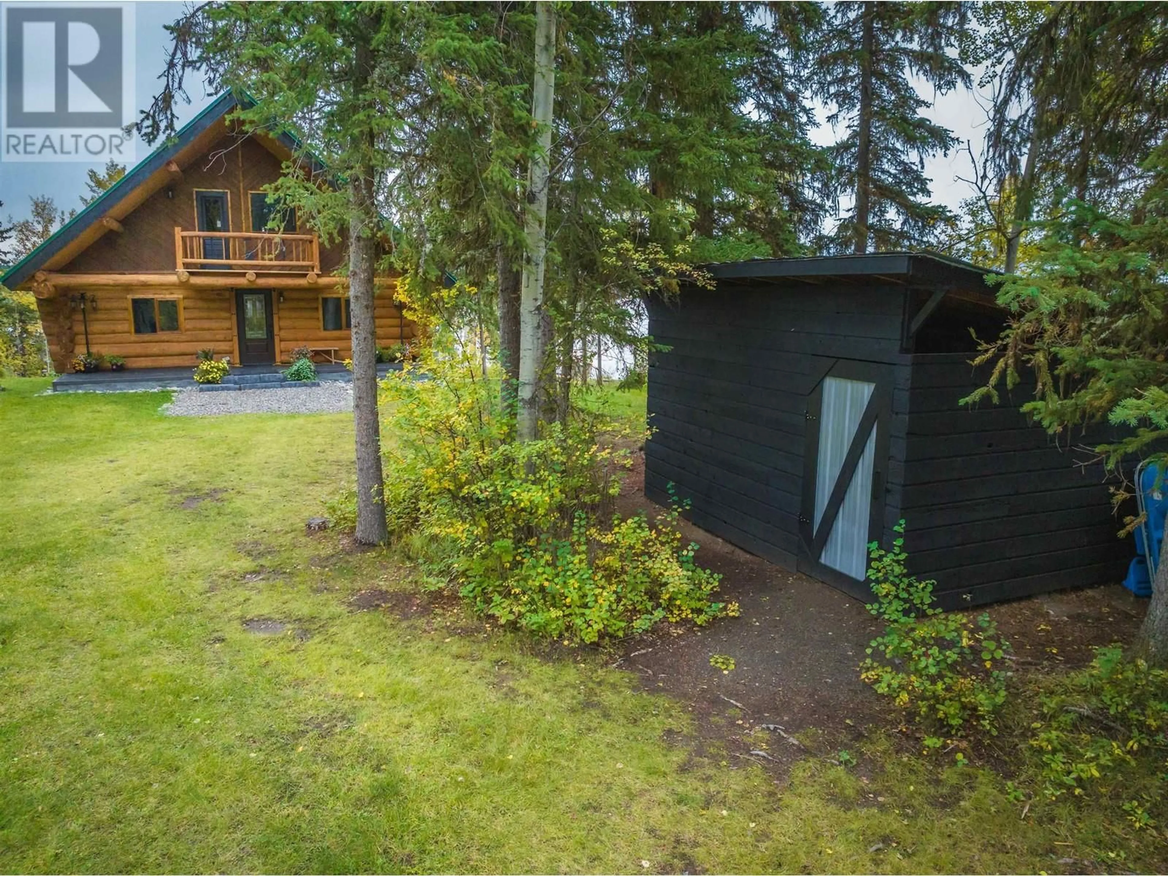 A pic from outside/outdoor area/front of a property/back of a property/a pic from drone, unknown for 3823 ALLPRESS ROAD, 150 Mile House British Columbia V0K2G0